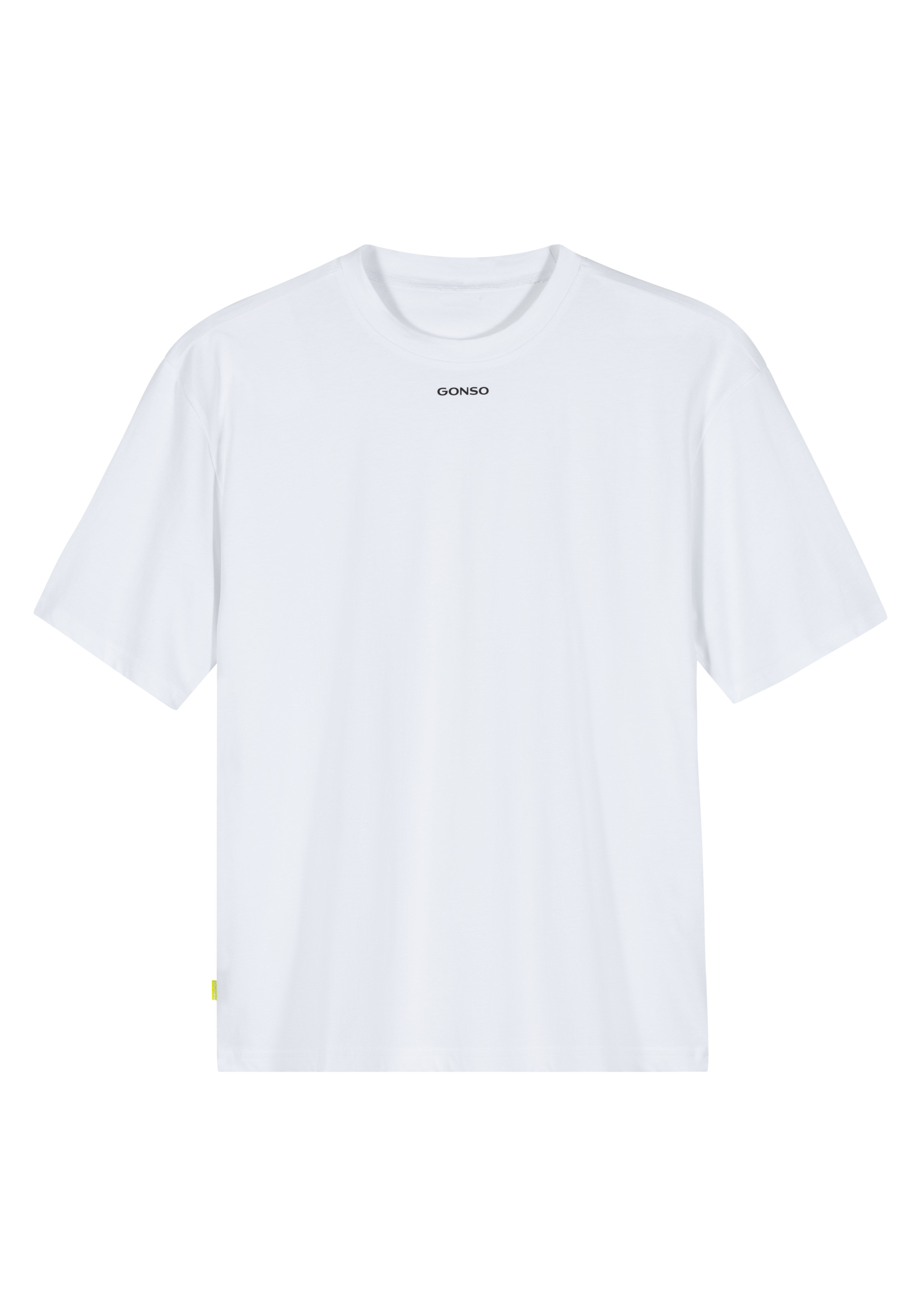 Off-Bike Crew Shirt T-Shirt, White, Rundhals, Kurzarm, Uni, T-Shirt, Weiß, Kurzarm, Rundhalsausschnitt, Dezentes Logo, T-Shirt, weiß, kurzarm, Rundhals, Gonso