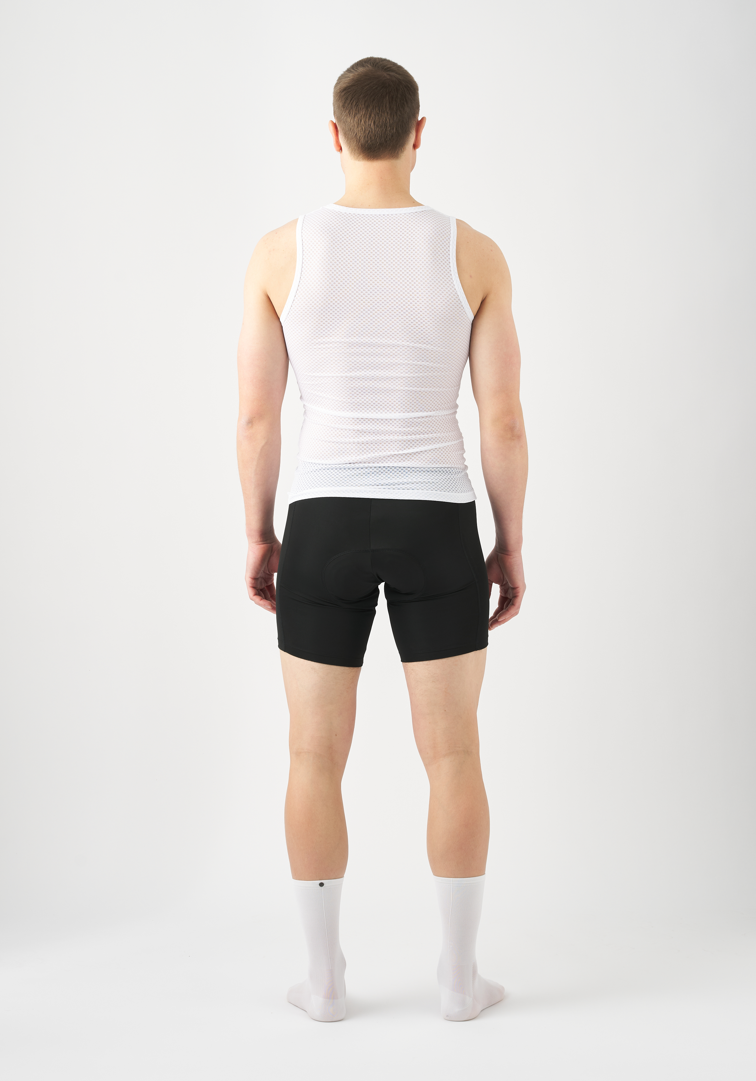 Unterwäsche, Meshtop, Weiße Tanktop, Hemdchen, Schwarz, Unterwäsche, Tanktop, Mesh, Weiß, Shorts