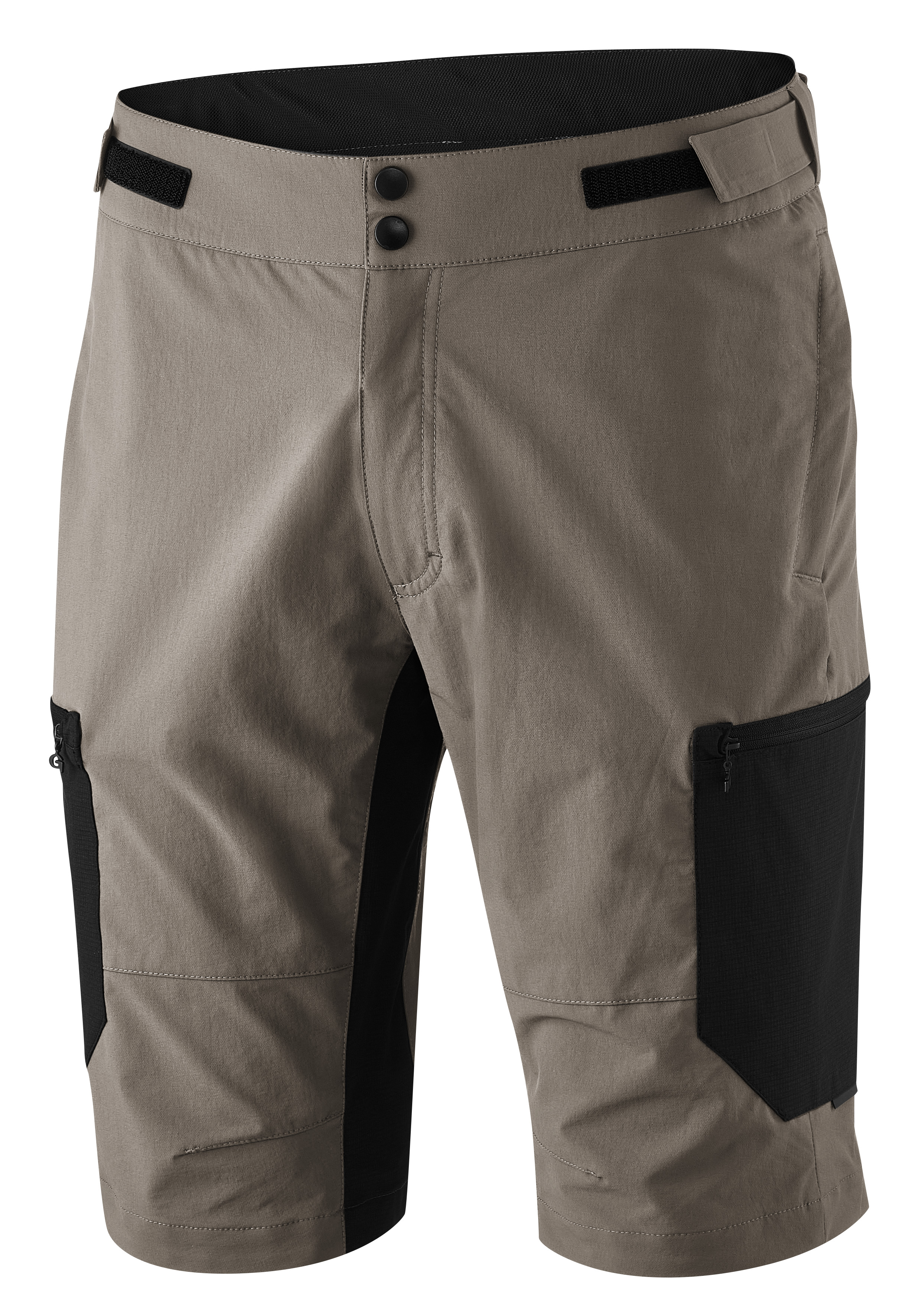 Shorts, Cargo pockets, Gürtelherum, Knie-Länge, Beige