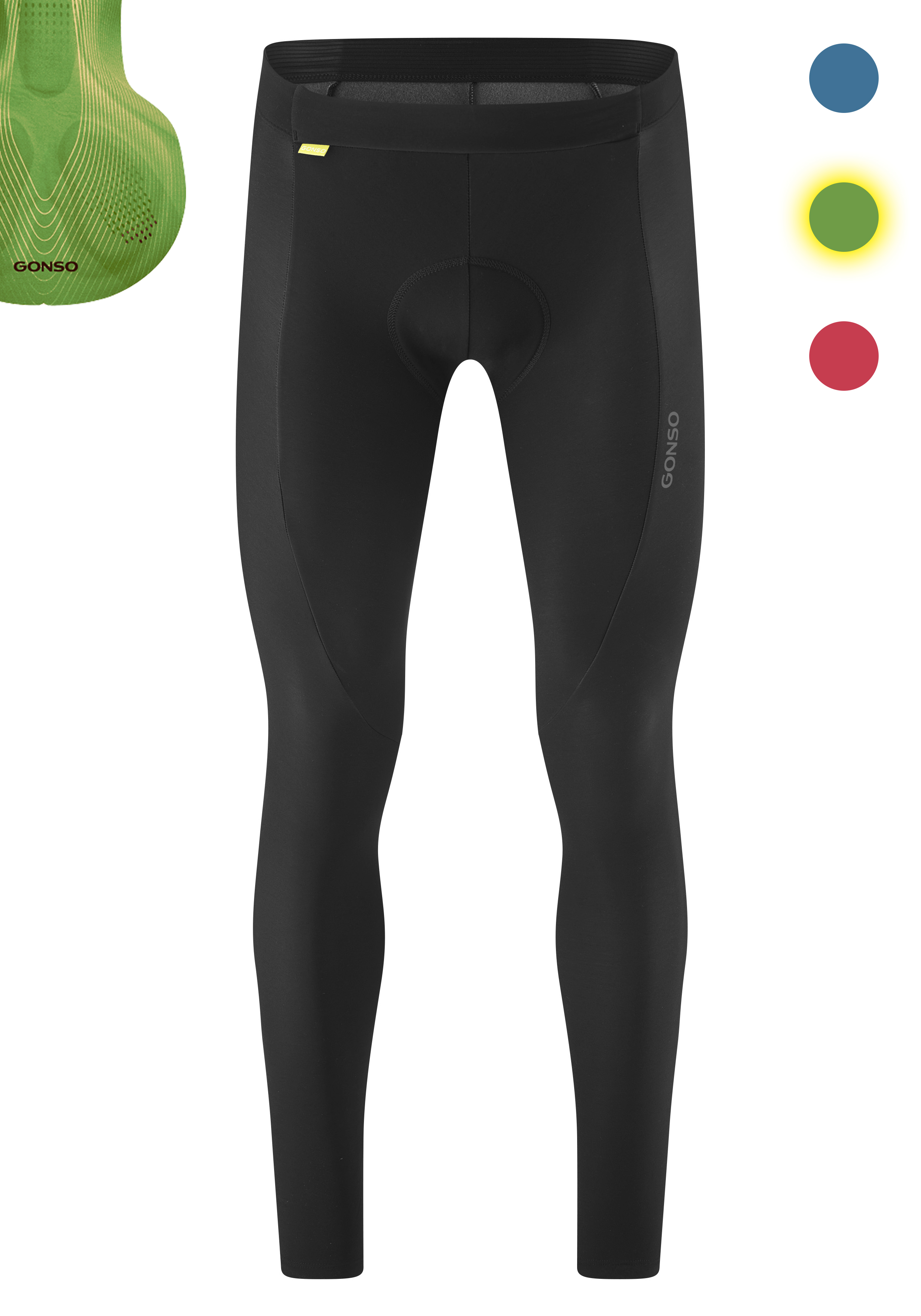 Sitivo Tight M Bekleidung, Strumpfwaren, Strumpfhose, Hosen, Bekleidung, Strumpfwaren, Strumpfhose, Hosen, strumpfhose, Radfahren, gepaddet, schwarz, Beinbekleidung