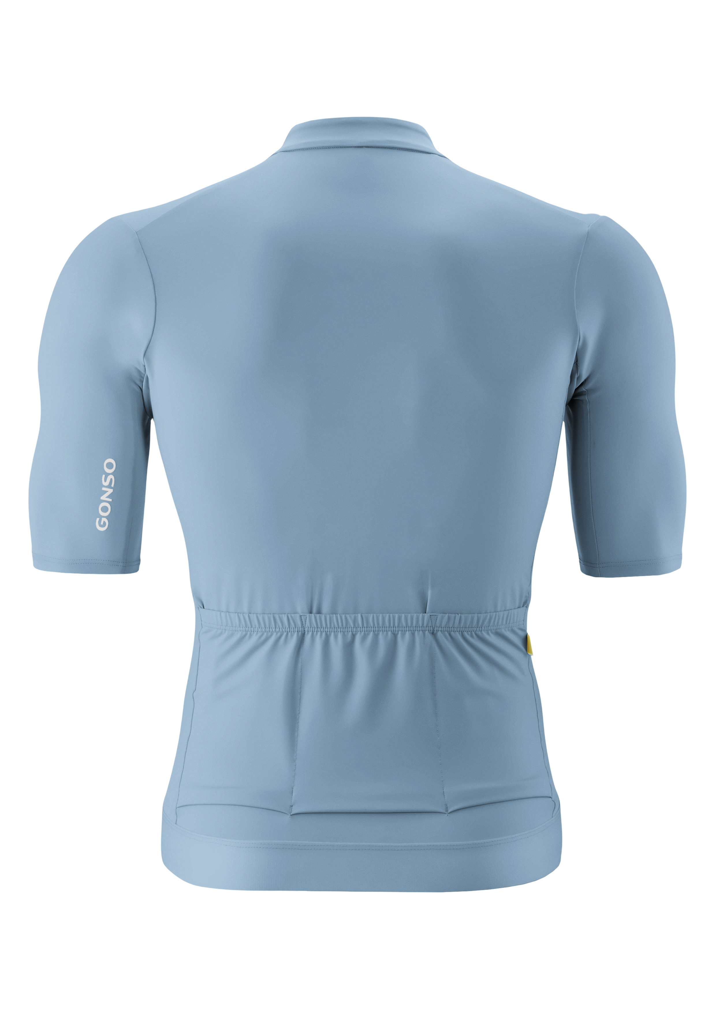 Kurzarm-Jersey, Rads Shirt, Rennrad-Top, Light blue, Elastisch tailliert