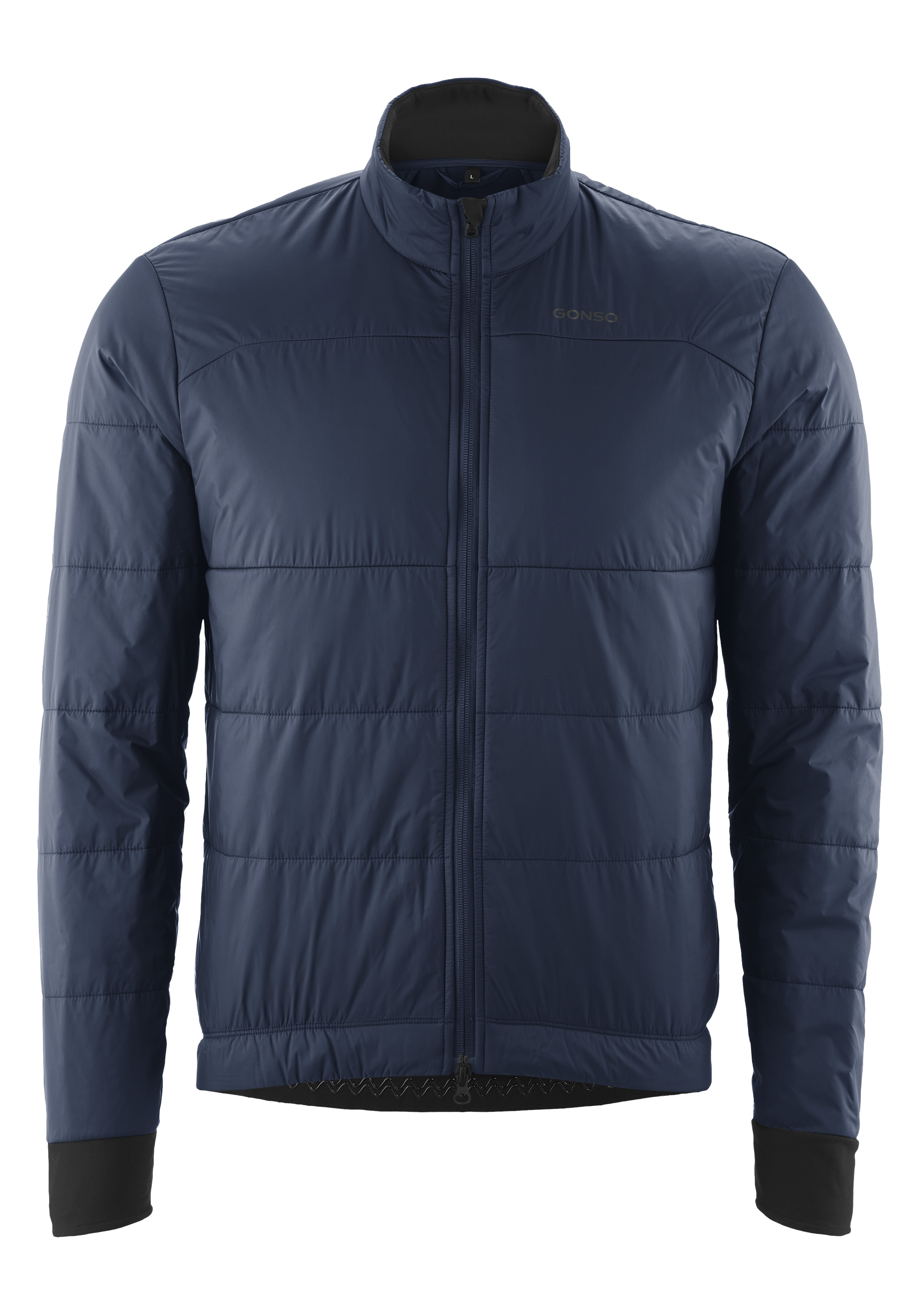 Trail Jacket Primaloft M jacke, puffer, dunkelblau, reißverschluss, kragen