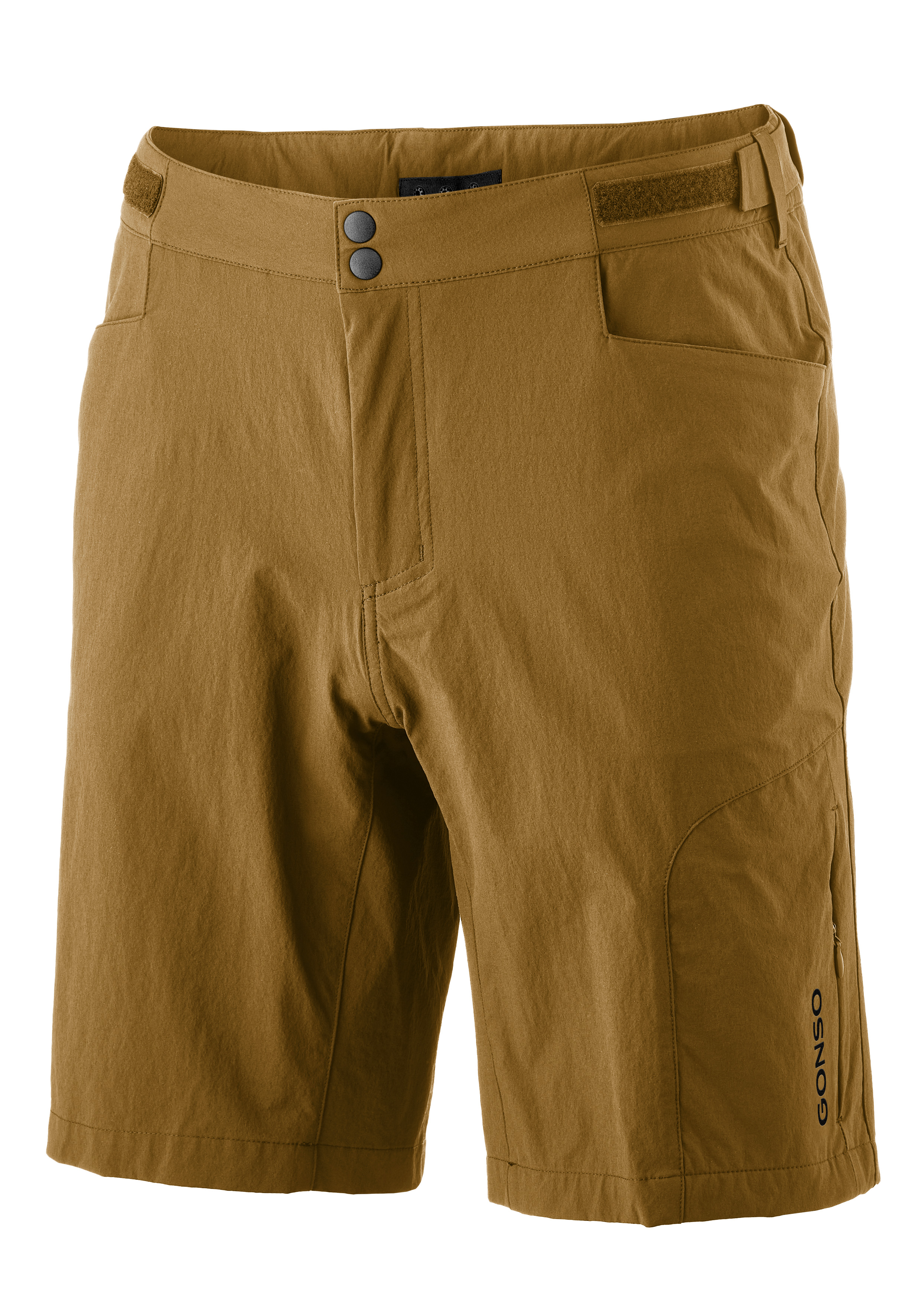 Hose, Shorts, Khaki, Outdoor, Fahrradshorts, kurze shorts, cargo, knielang?, braun, gonsio, Hose, Shorts, Khaki, Cargo, Gonso