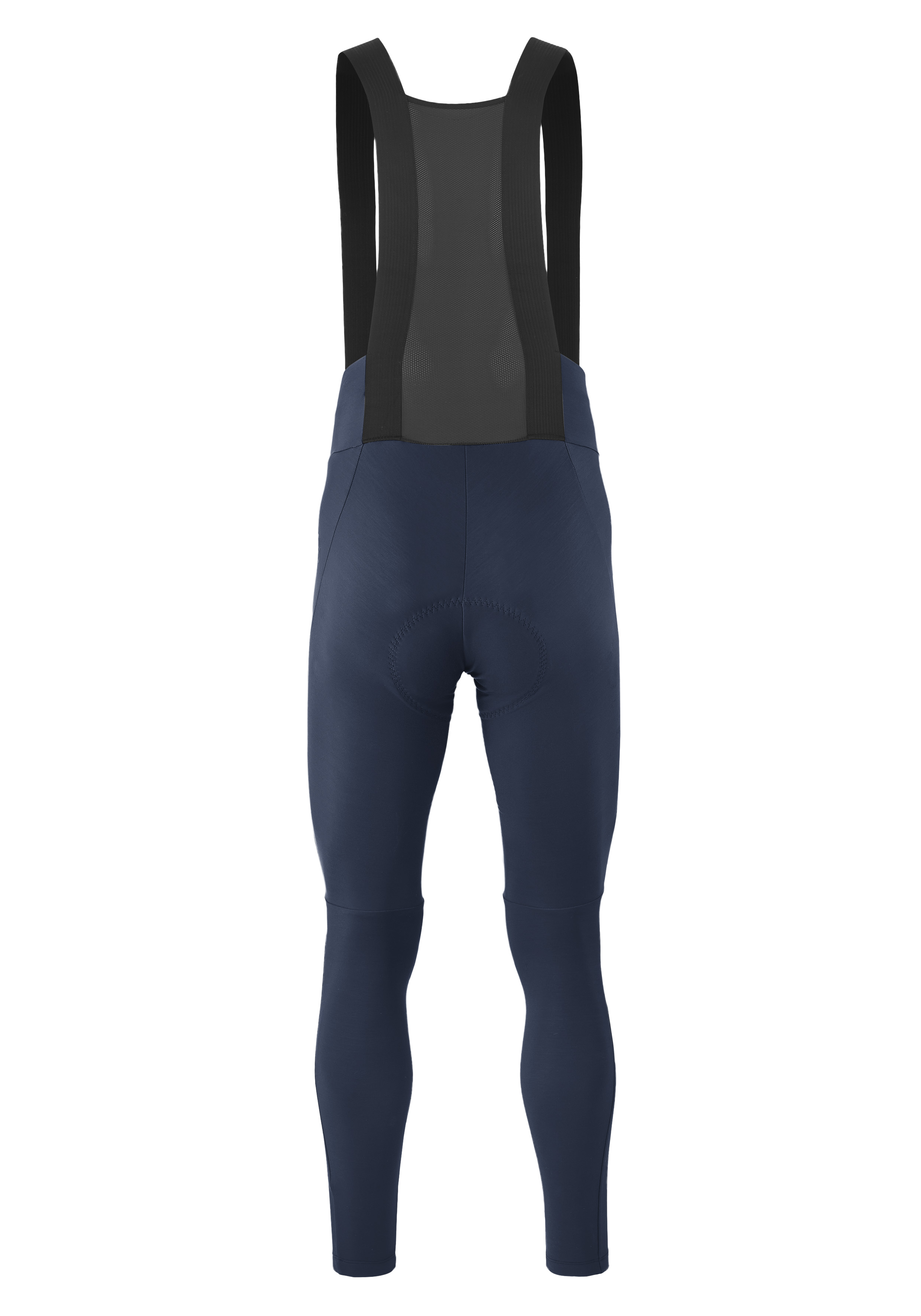 Rennrad-Overall, Bib-Shorts, Trägerhose, Navy, Mesh-Back