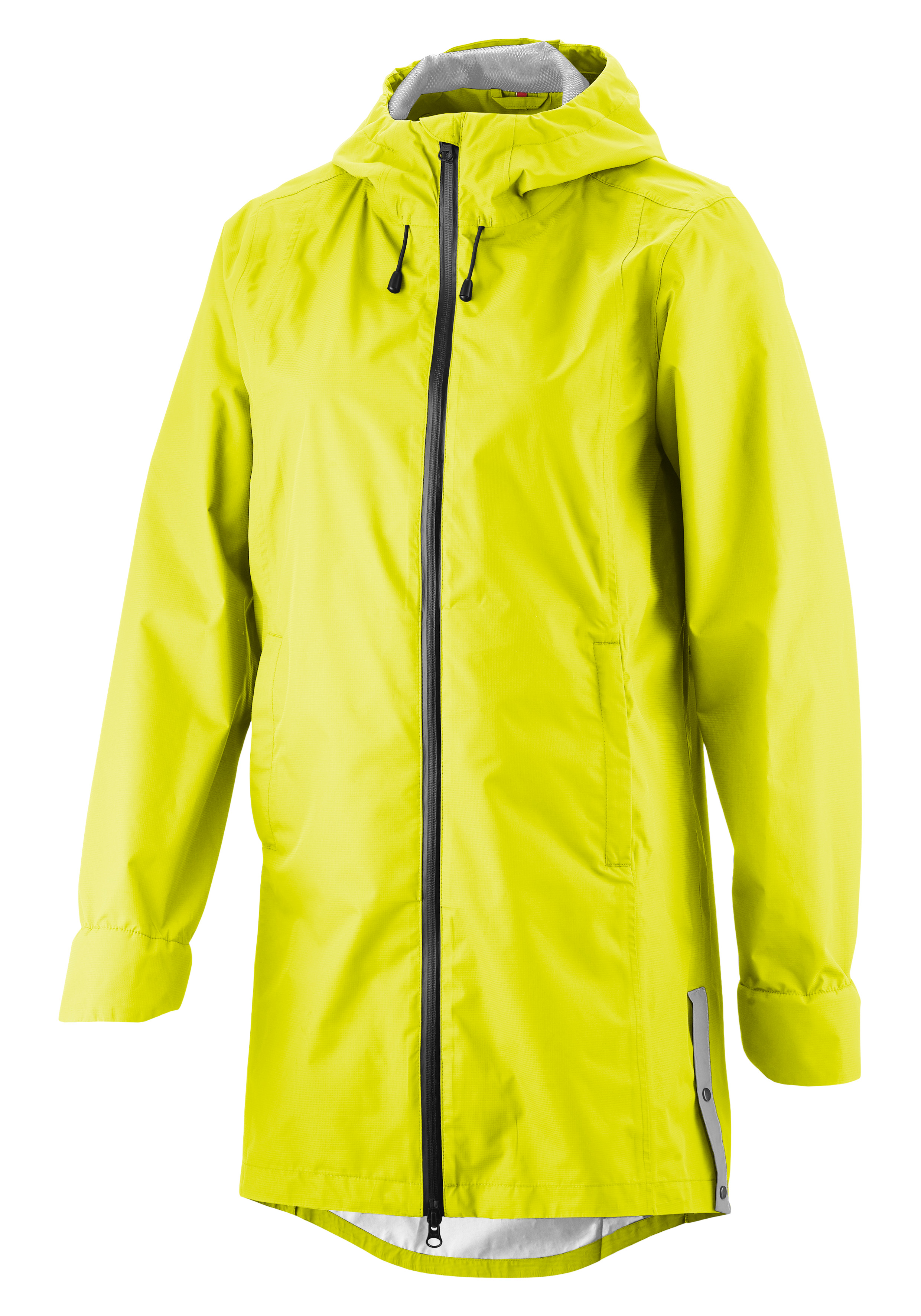 Regenmantel, Regenkleidung, Laufjacke, Regenjacke lang, gelb