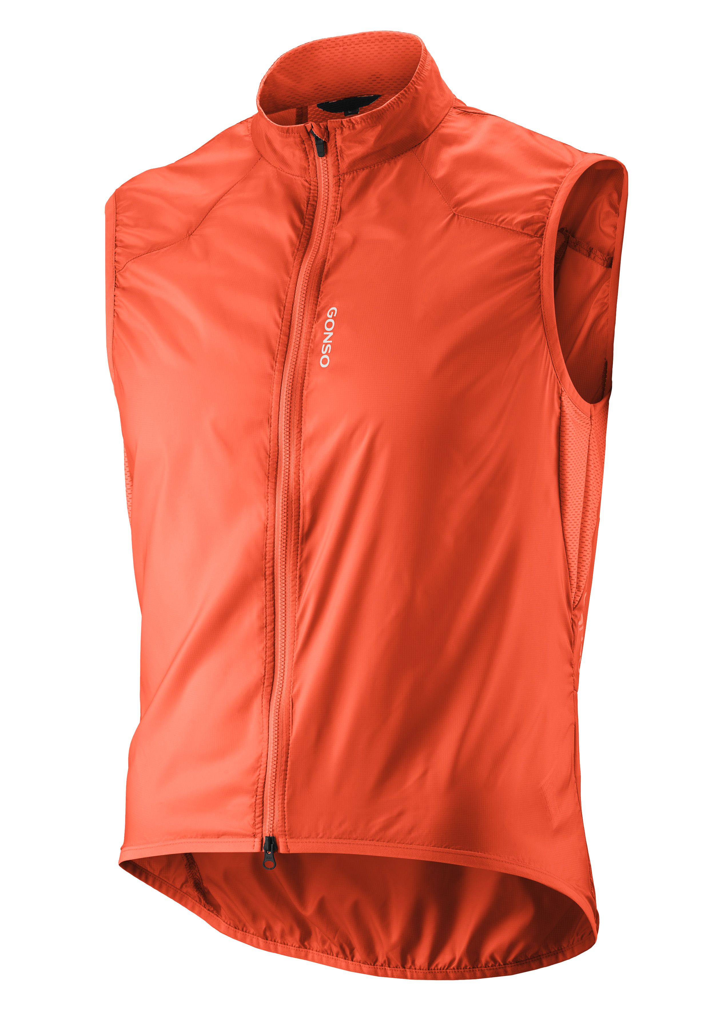 Weste, Armellose, Reißverschluss, Schnittweste, Gonso