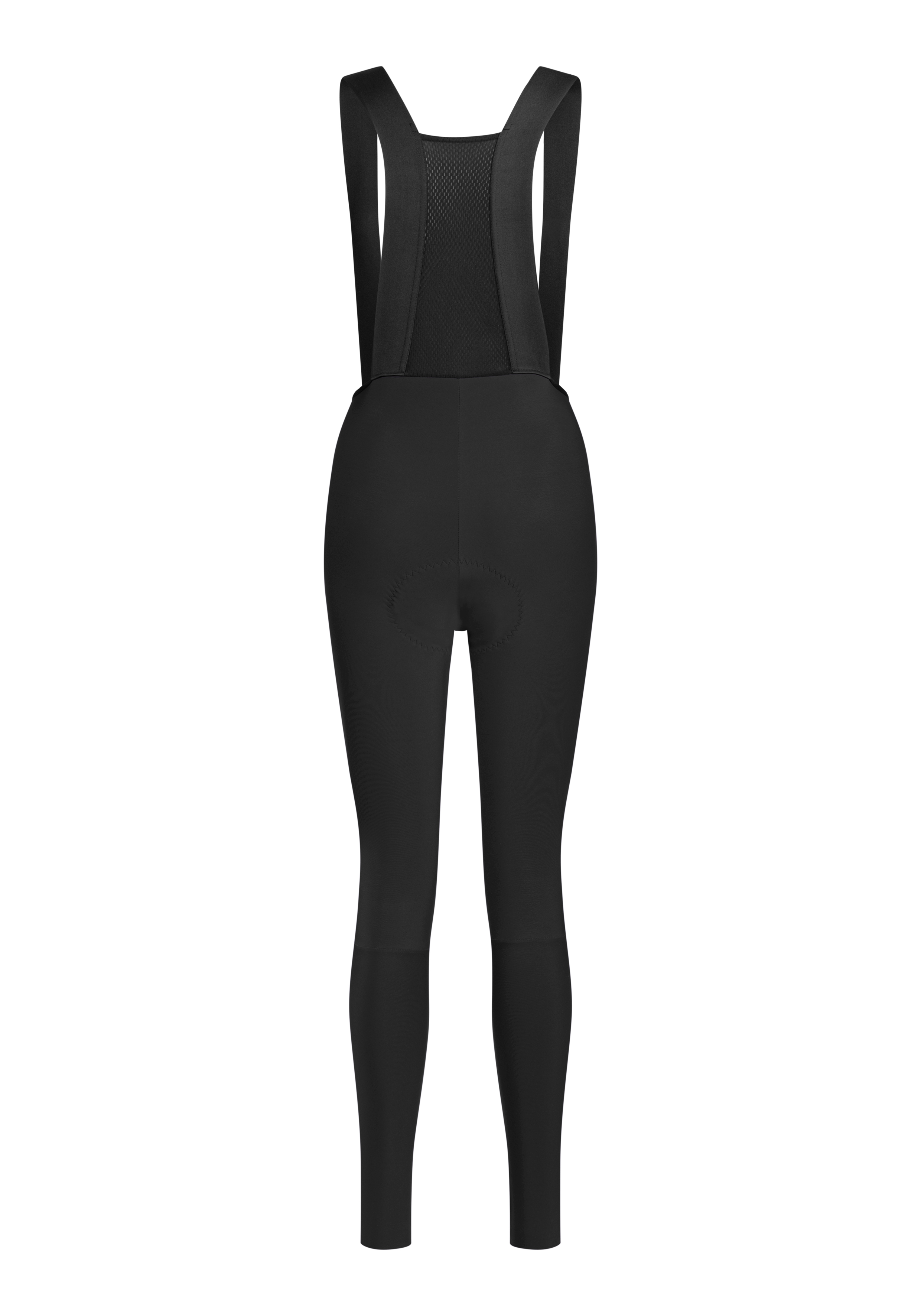 Fahrradhose, Trägerhose, Schwarz, Lange Hose, Sitzpolster