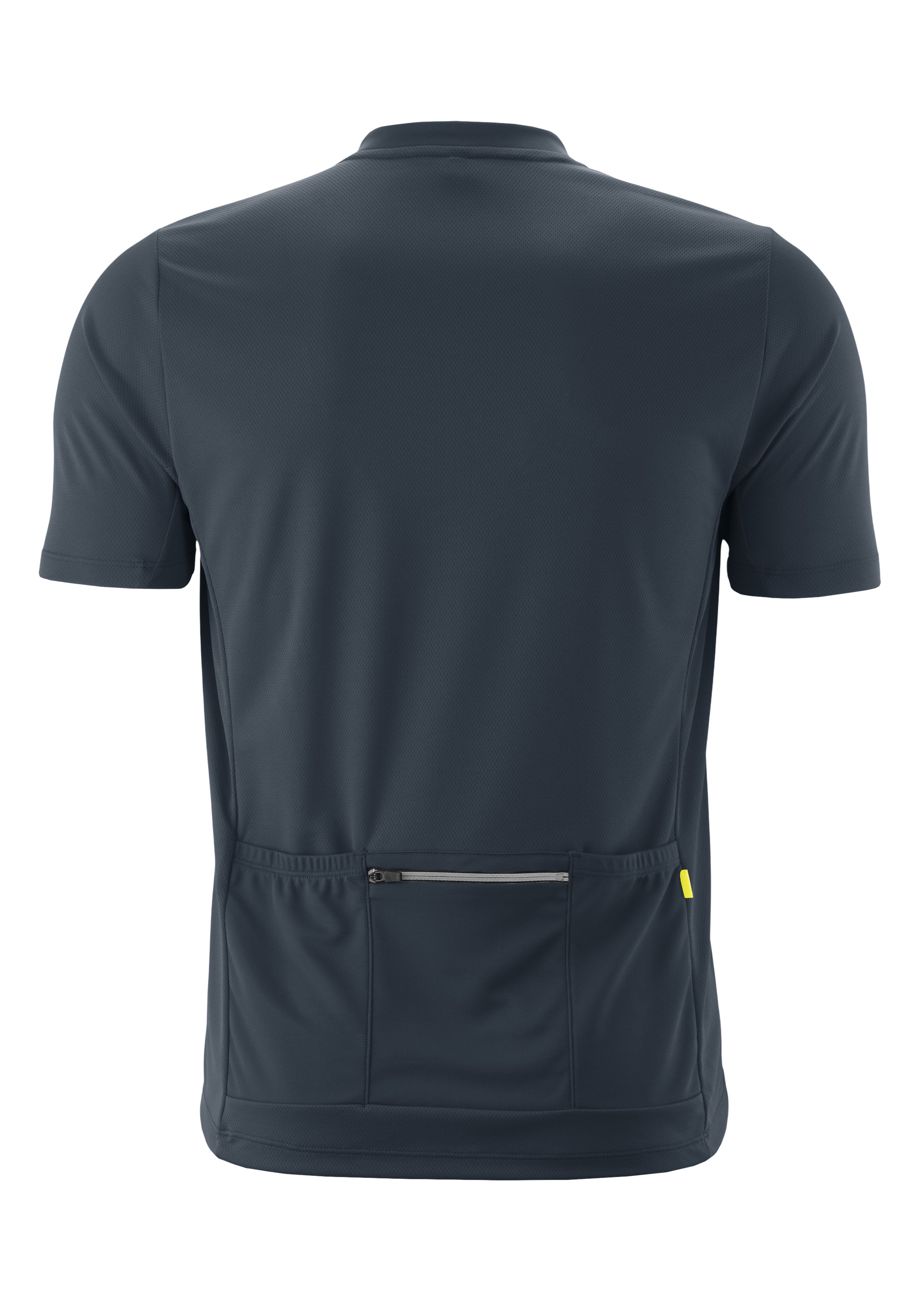 Kurzarm-Top, Rennrad-Weste, Mesh-Textur, Rückentasche, Reißverschluss-Tasche