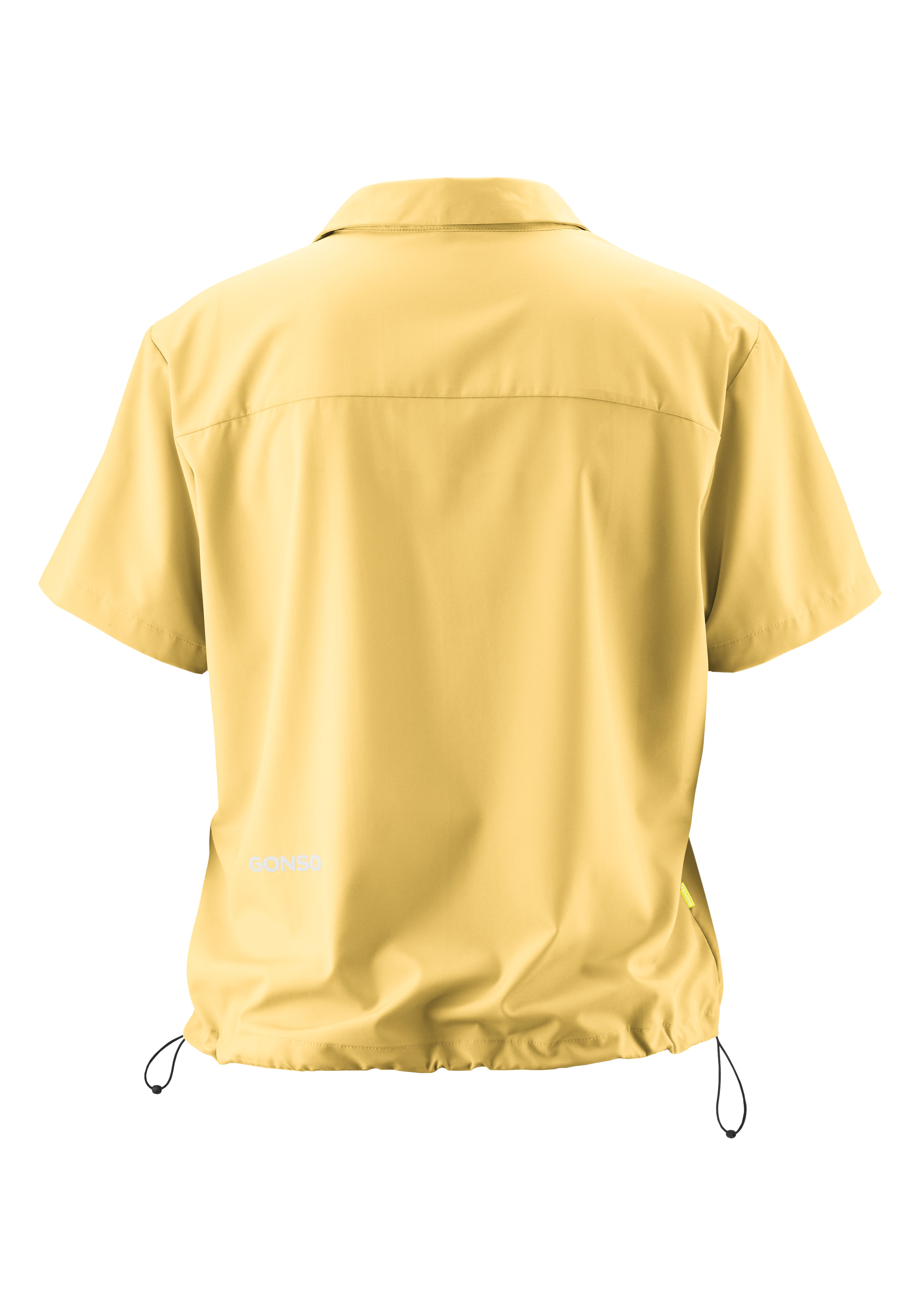 Kurzarm, Gelb, Jacke, Windjacke, Reißverschluss