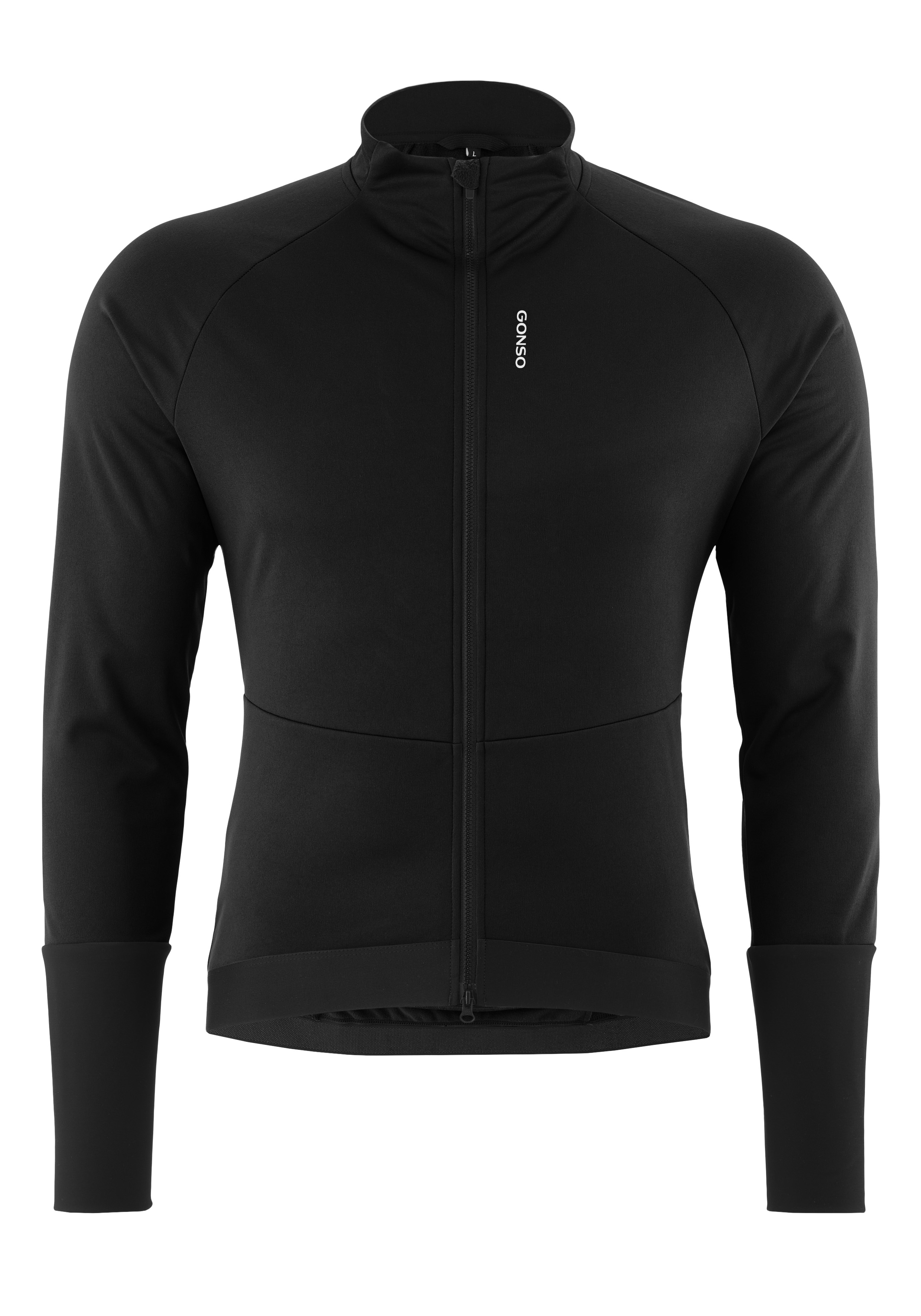 Road Jacket Softshell M Kunstfaser, Trikot, Reißverschluss, Schwarz, Sportjacke