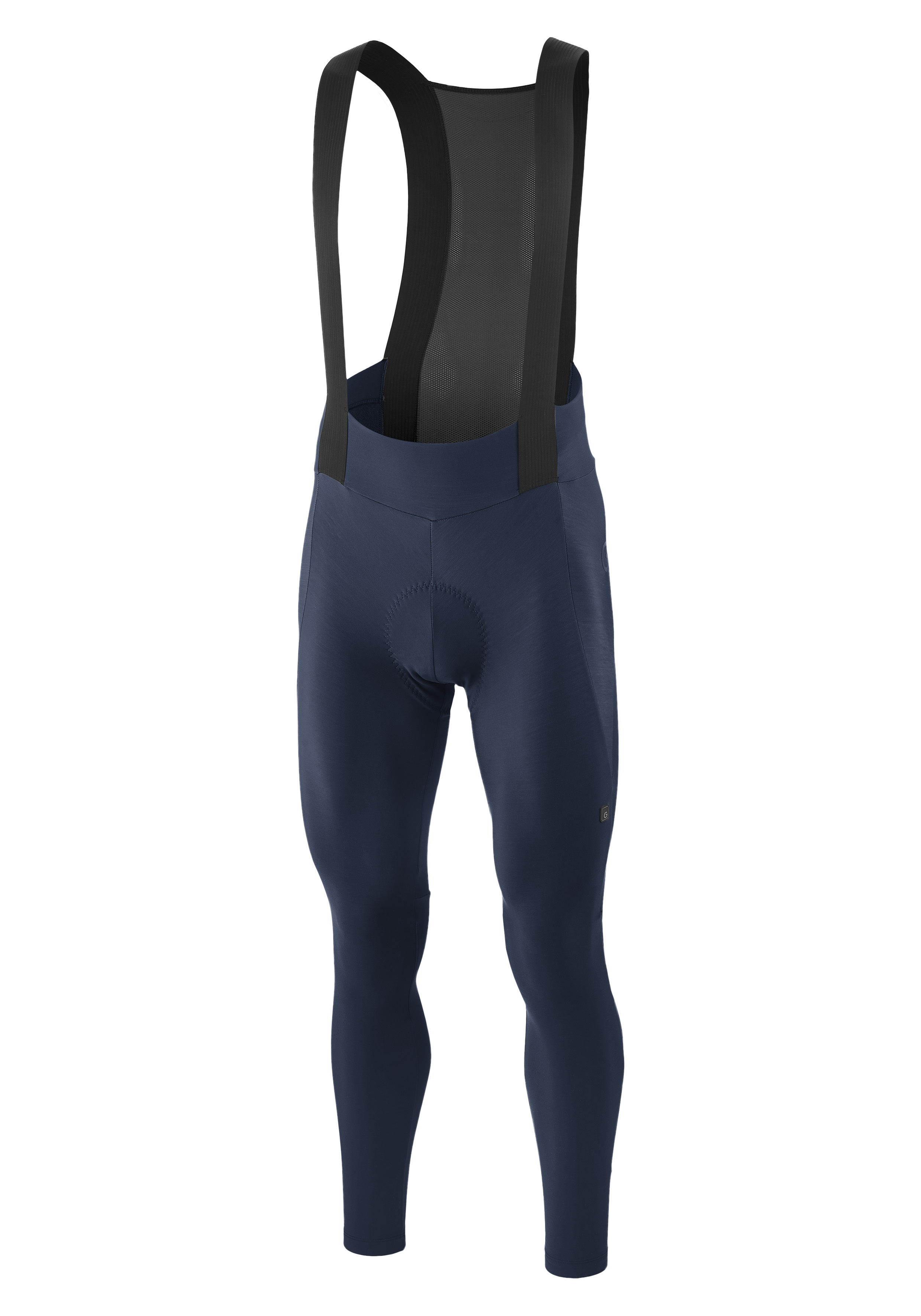 Essential Bib Tight Therm M Radsportträgerhose, Bib-Shorts, Navy, Mesh-Träger, Klettband/Reflexdetails