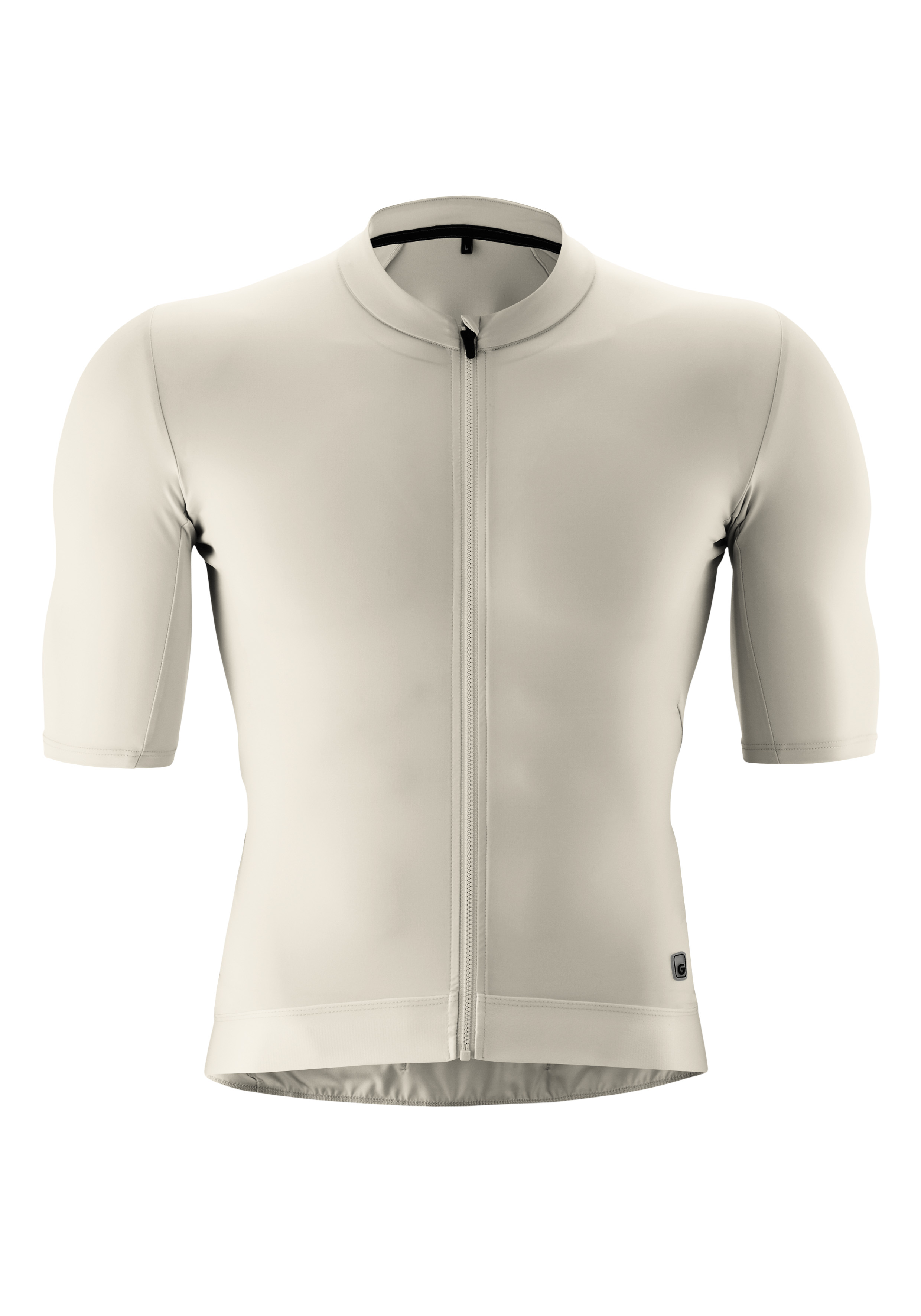 Radsport-Jacke, Zweck Jacke, Kurze Ärmel, Front Zip, Reißverschluss, Zweiteilig, Fahrradtrikot, Kurzarm, Frontreißverschluss, Beige