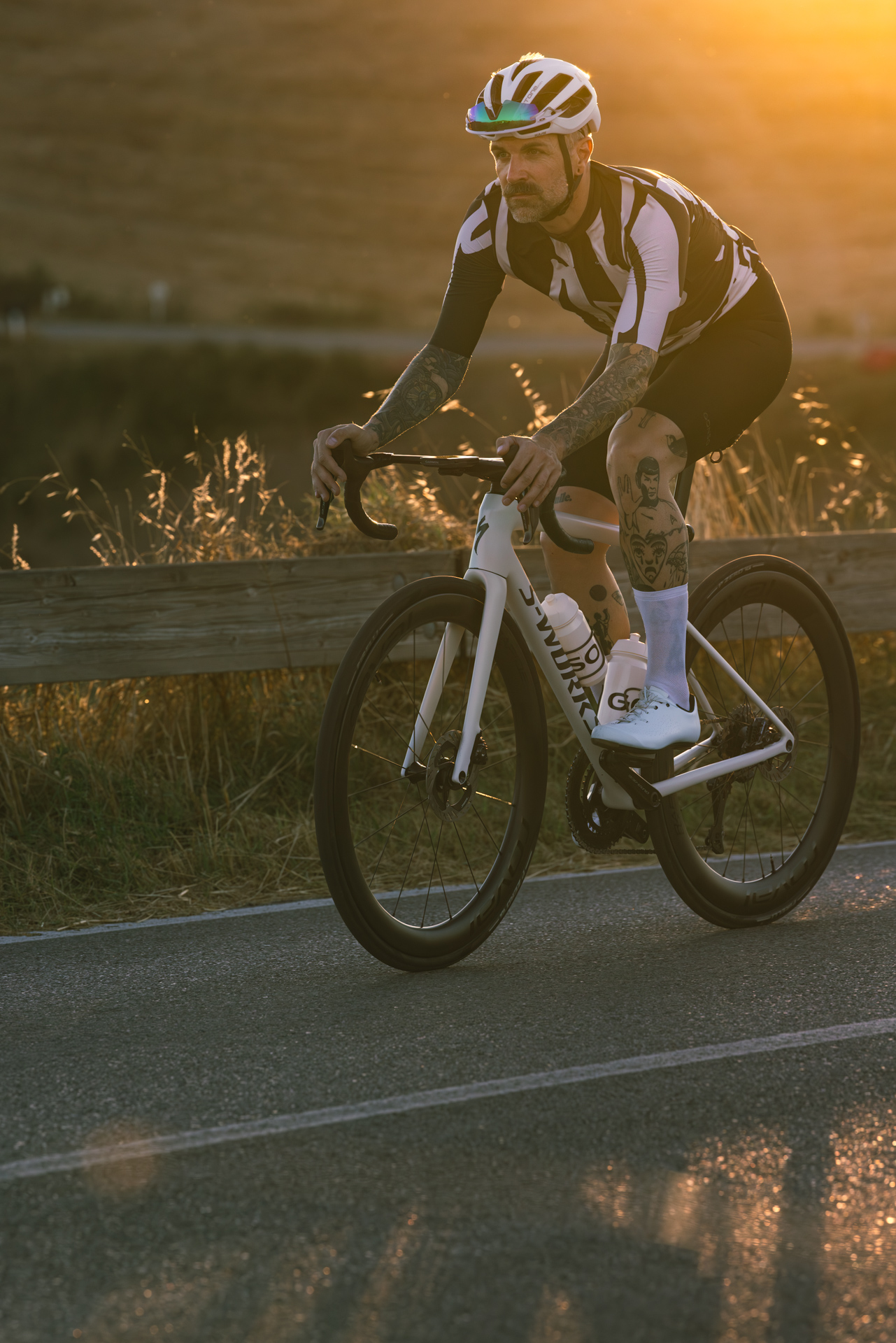 Radsport, Rennrad, Sportswear, Helm, Tattoo