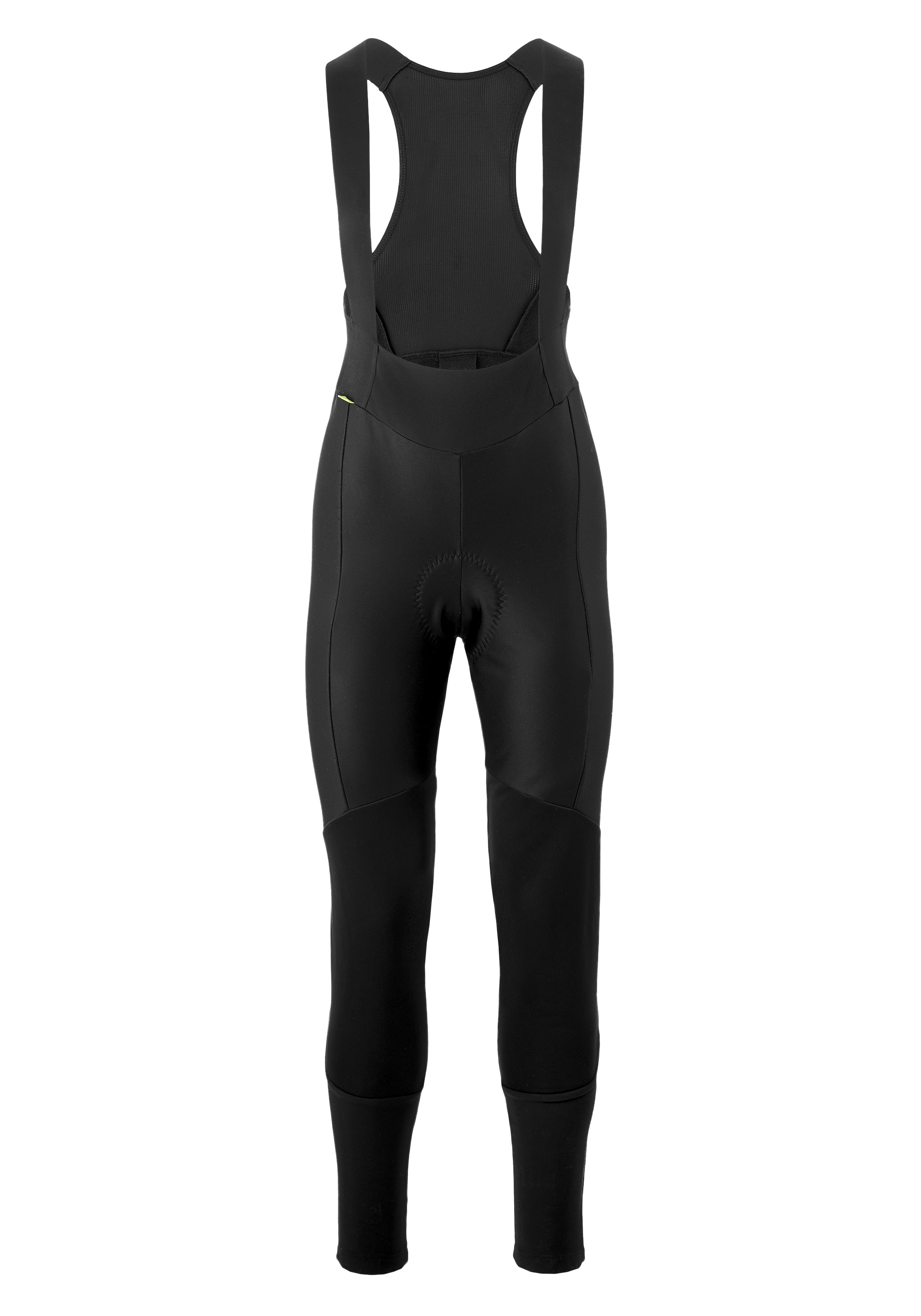 Radsporthose, Latzhose, Schwarz, elastisch, KompaktePassform