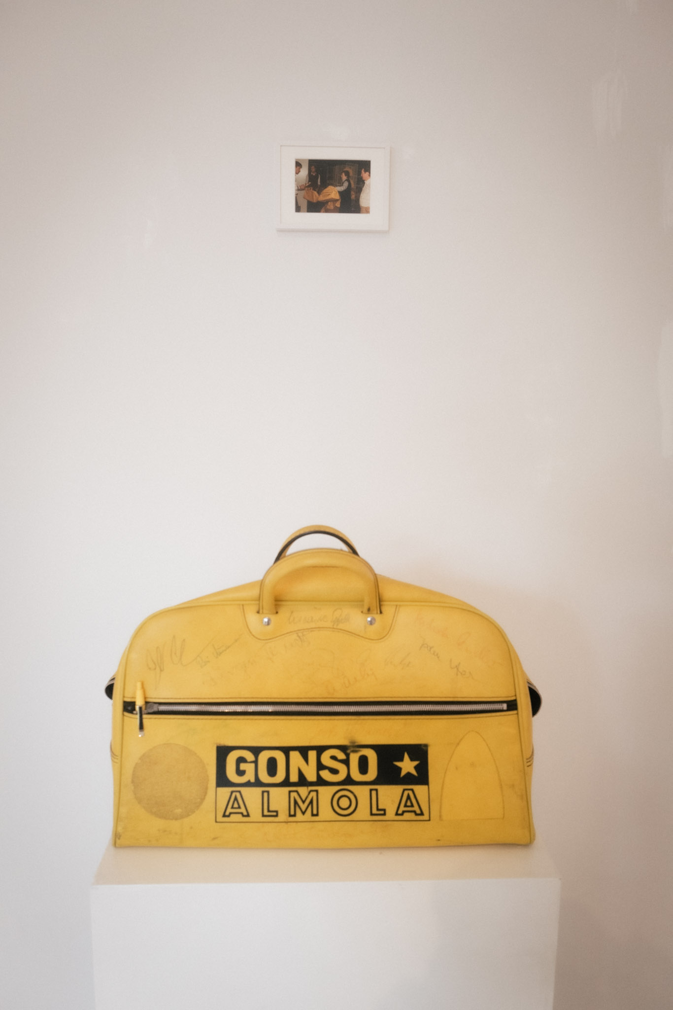 gelbe Duffelbag, Reisetasche, Weichkoffer, Handtasche, Reißverschlussfach