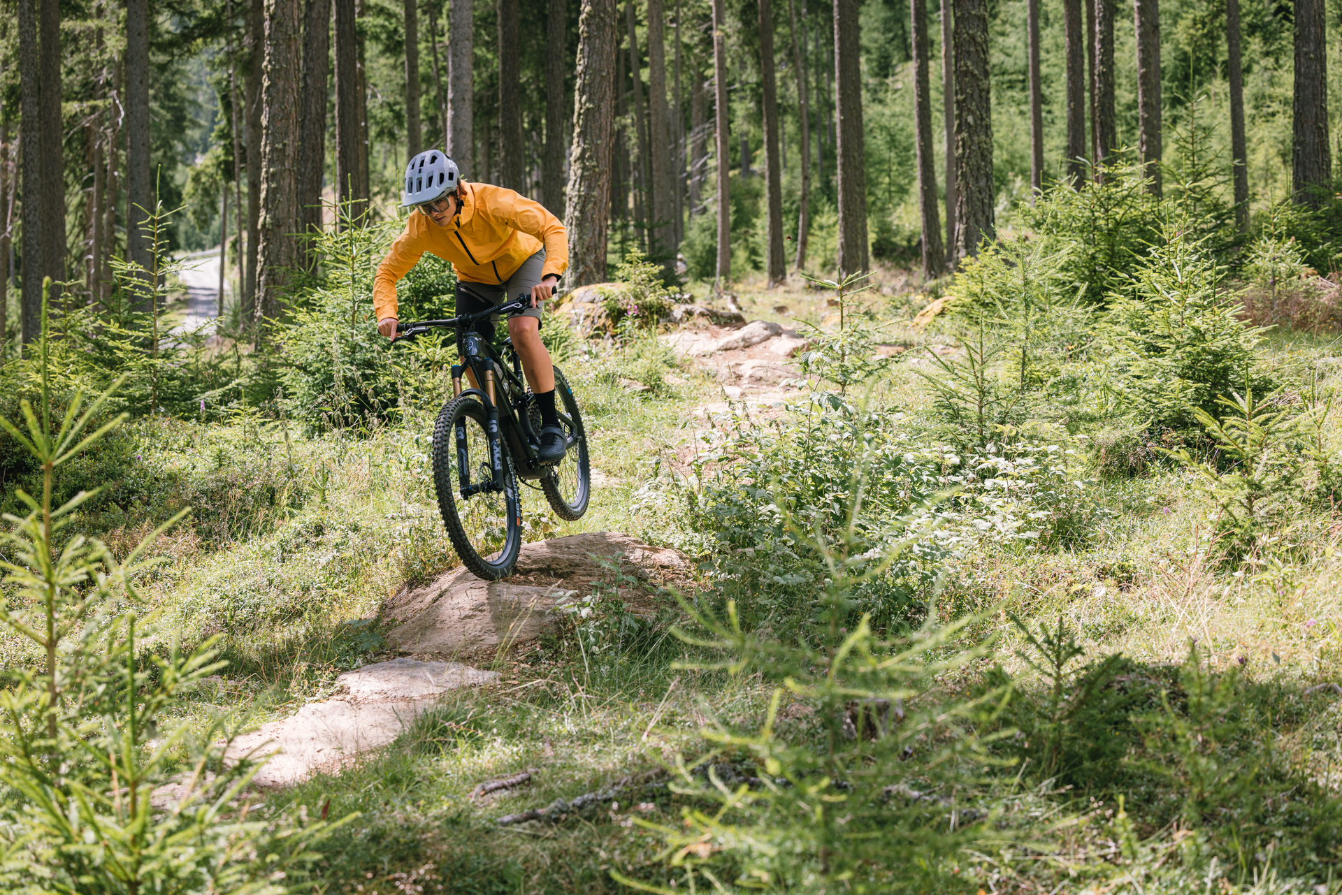 Mountain bike, Biker, Geländefahrt, Helm, Outdoor