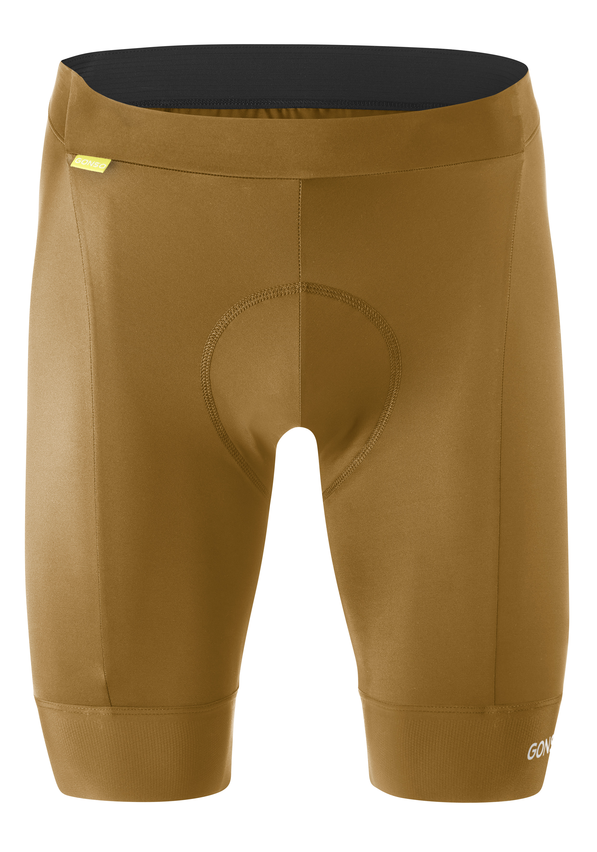 Essential Shorts Kit M Bike shorts, Padded, Camel brown, Elastic waistband, Compression