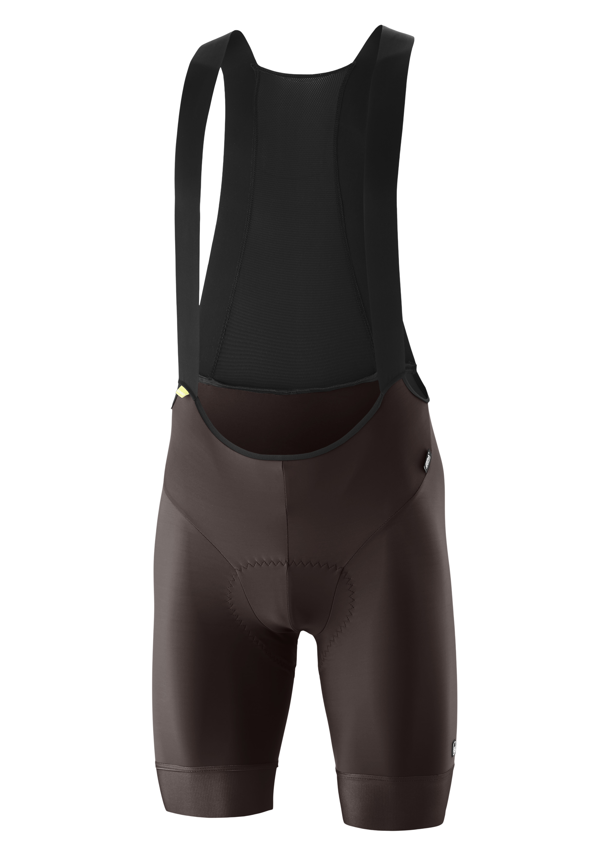 Radshorts, Radsport, Bib-Shorts, Bike-Pants, Trägerhosen, leggings, athletic, braun, padded, logo, Radsporthose, Bib-Shorts, Sitzpolster, Trägerhose, Fahrradbekleidung