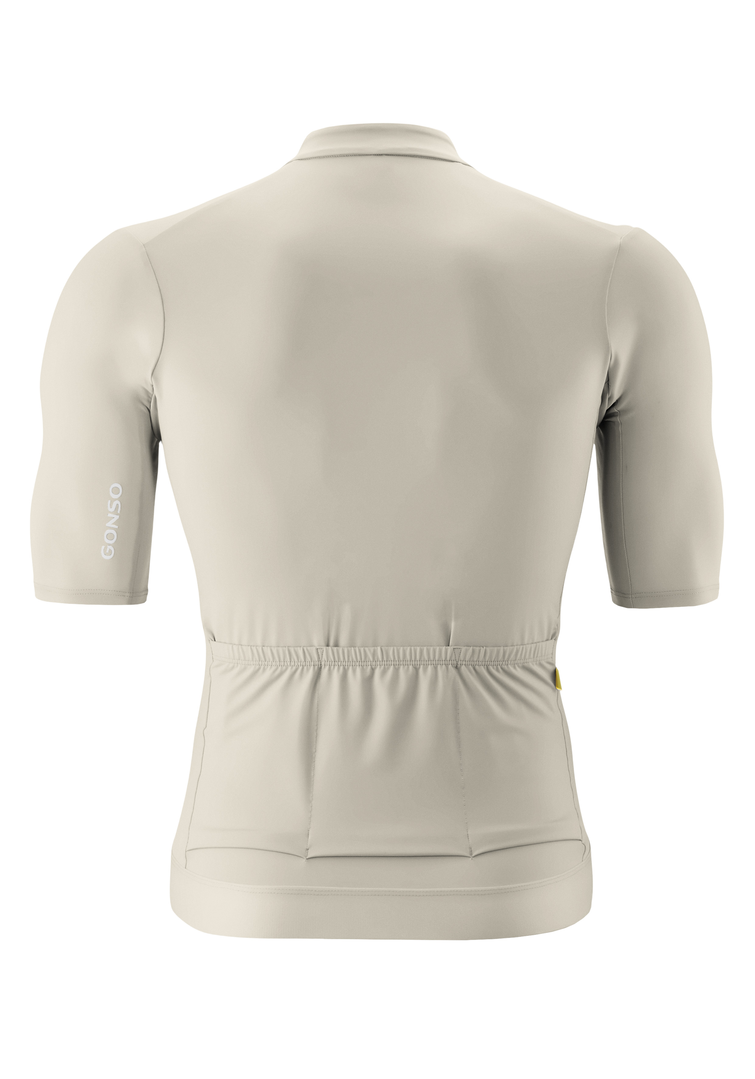 Kurzarm-Jersey, Radsport-Jersey, Rückseite sichtbar, Stoff neutral, Taillierter Schnitt