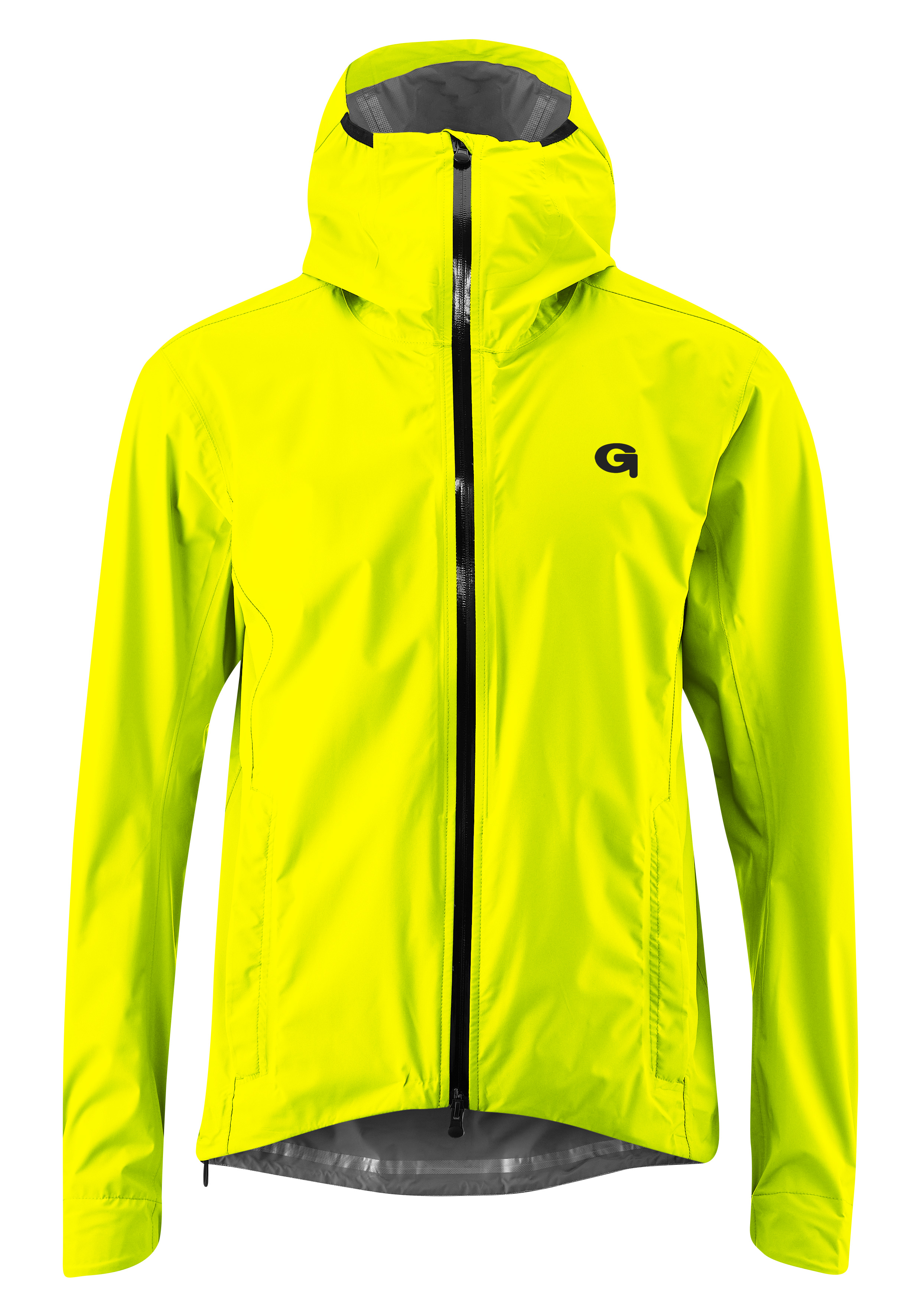 Save Jacket Trail M Regenjacke, Windjacke, Herren/Unisex Jacke, Reißverschluss, Neon Gelb