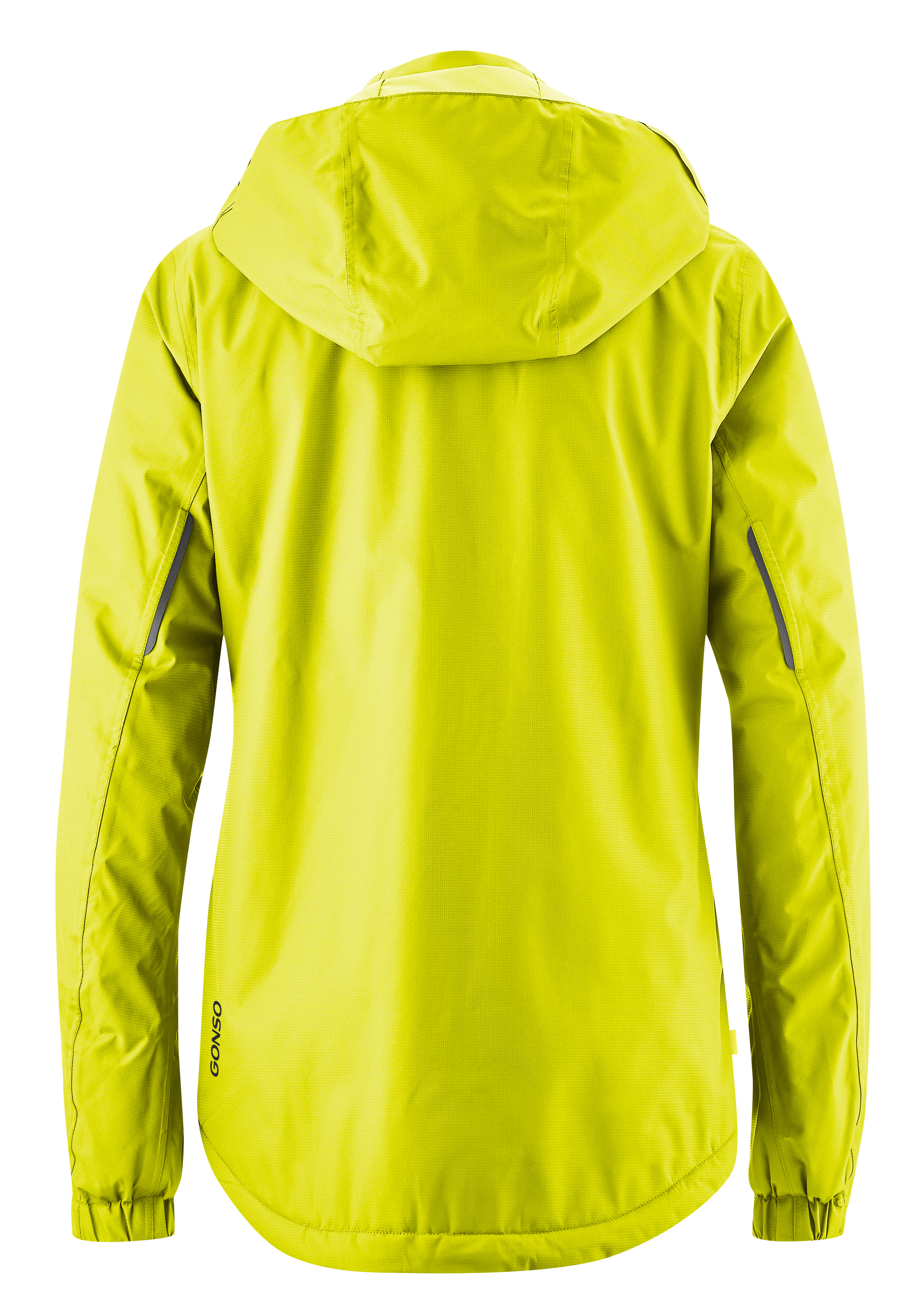 jacke, Kapuze, Windbreaker, neonGelb, lange Ärmel