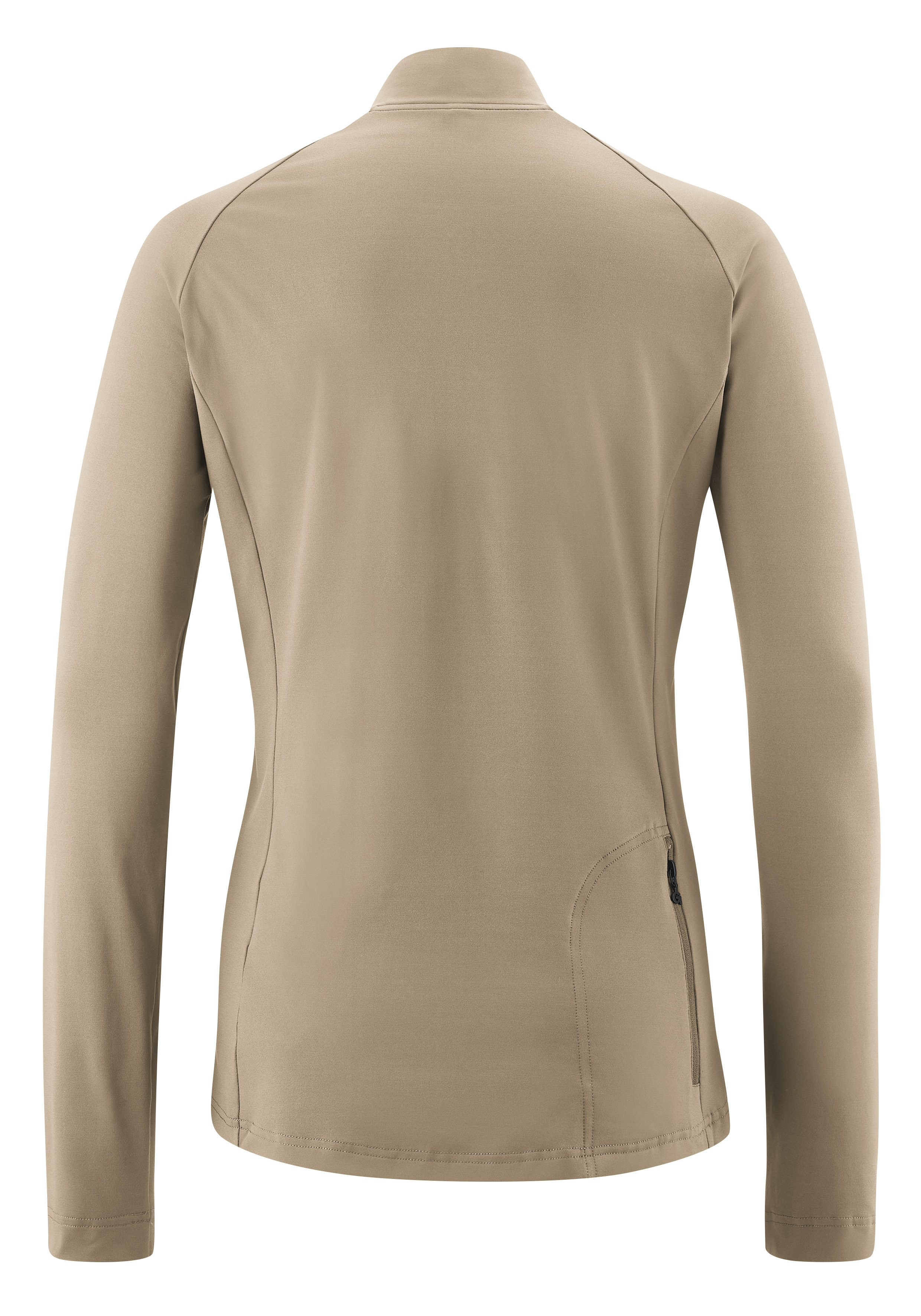 Essential Jersey Longsleeve W Langarm, Mantel, Jacke, Khaki, Blazer, Mantel, Langarm, Jacke, Khaki, Blazer, jacke, beige, langeärmlig, reissverschluss, tailliert