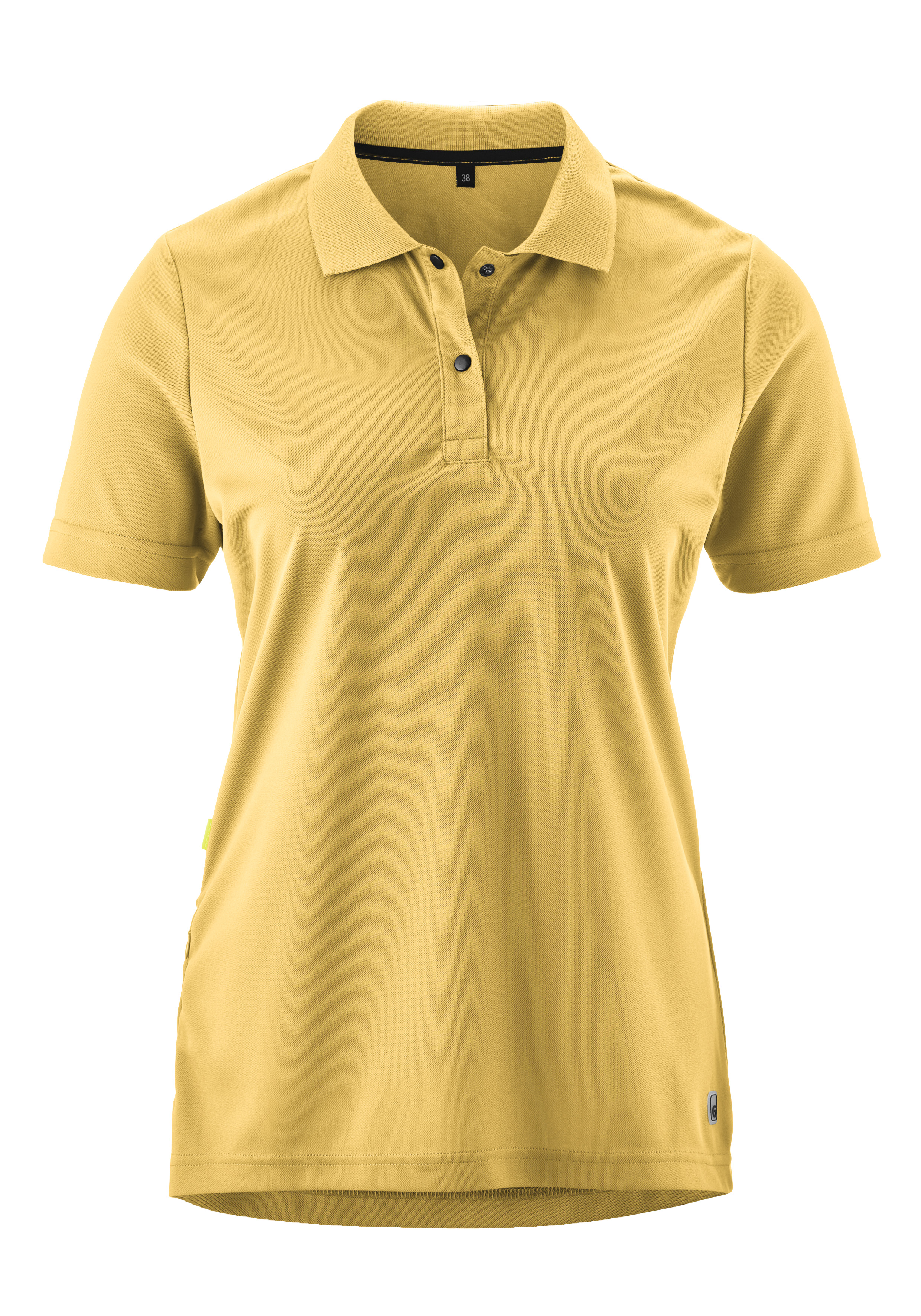 Essential Poloshirt W Polohemd, Polo-Shirt, Kurzarm, Kragen, Polo-Hemd (gelb)