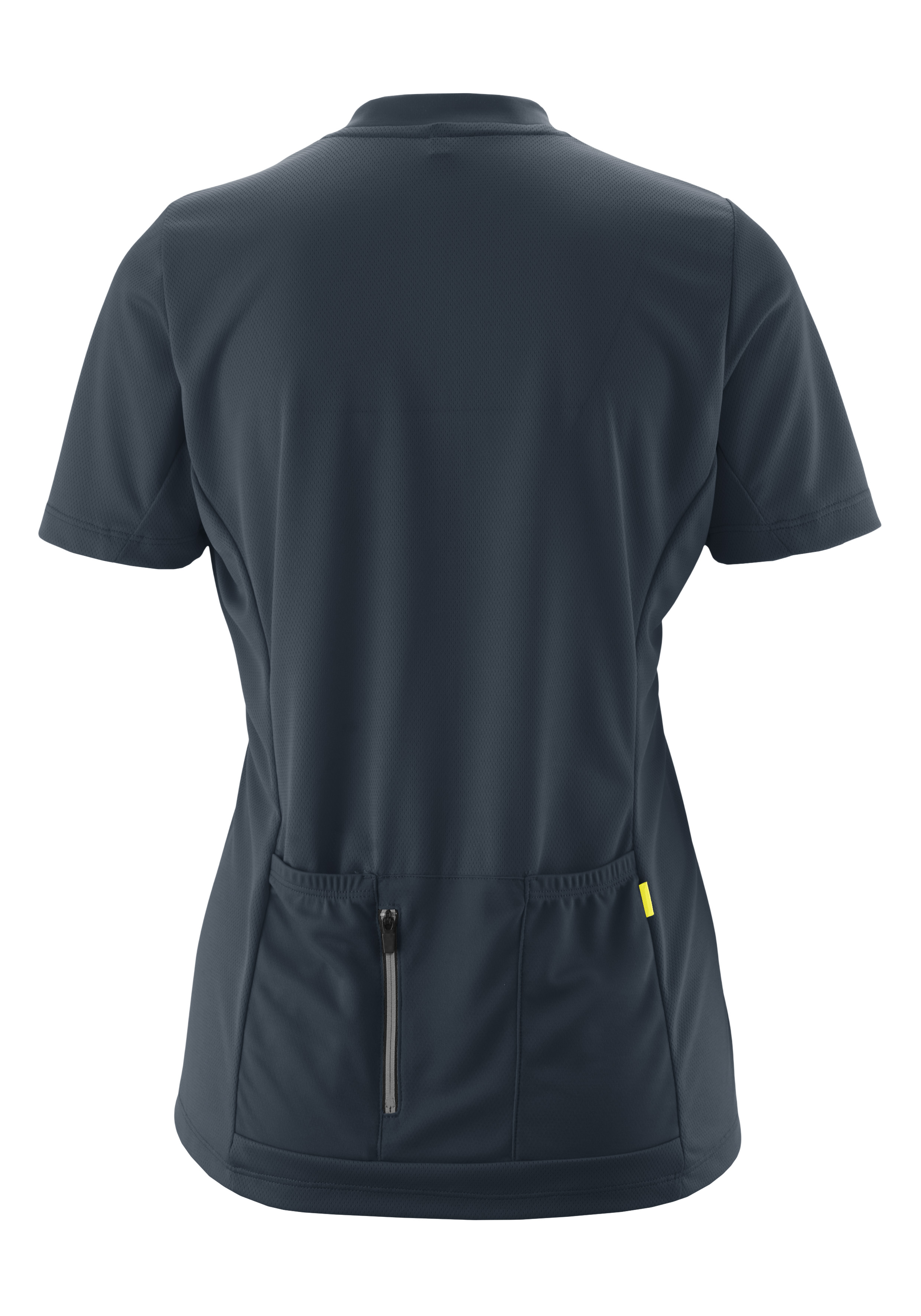 Polohemd, Kurze Ärmel, Strukturiertes Gewebe, Rückentasche, Reißverschlussfach