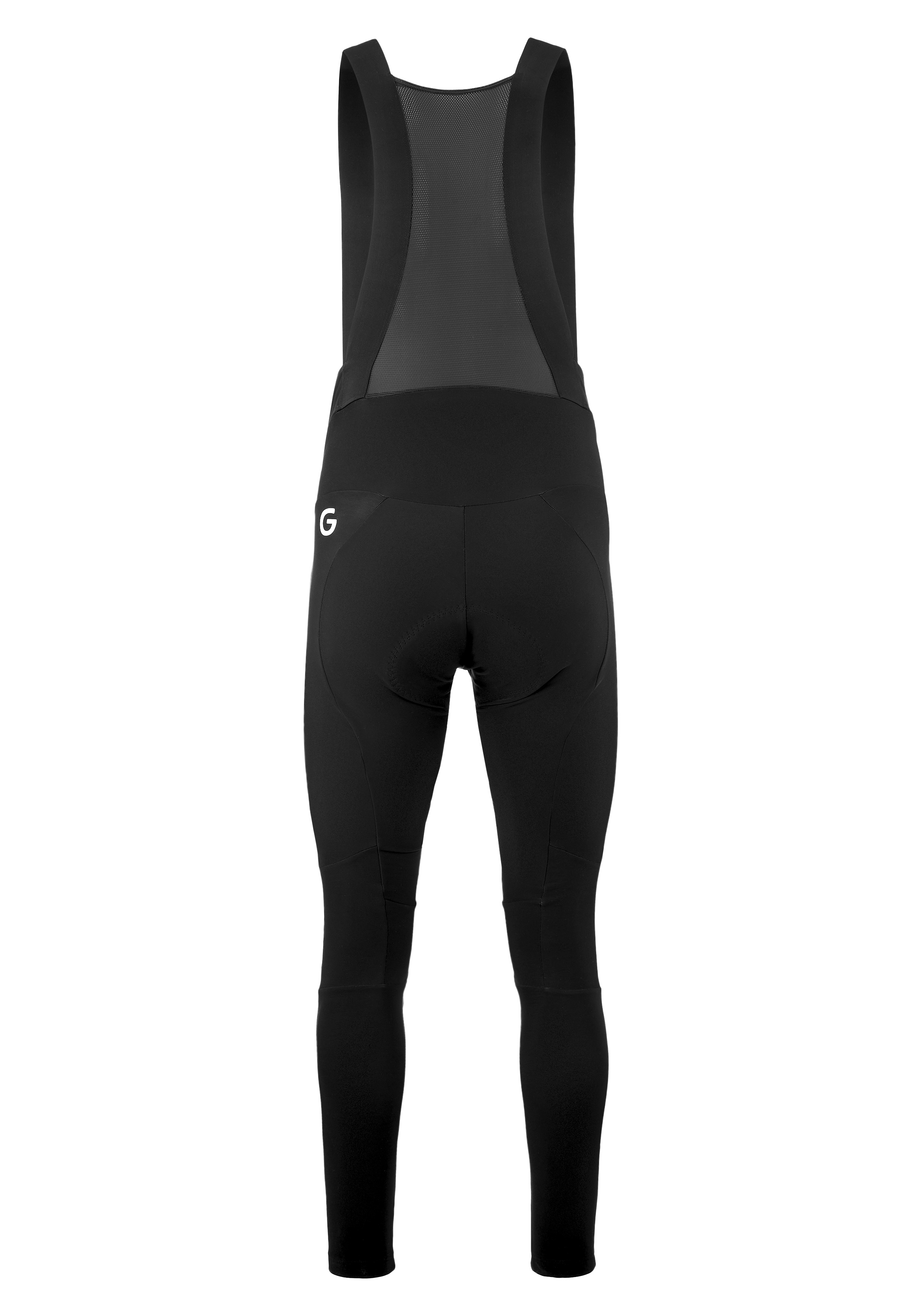 bib tights, bib shorts?, bib, mesh back, schwarz