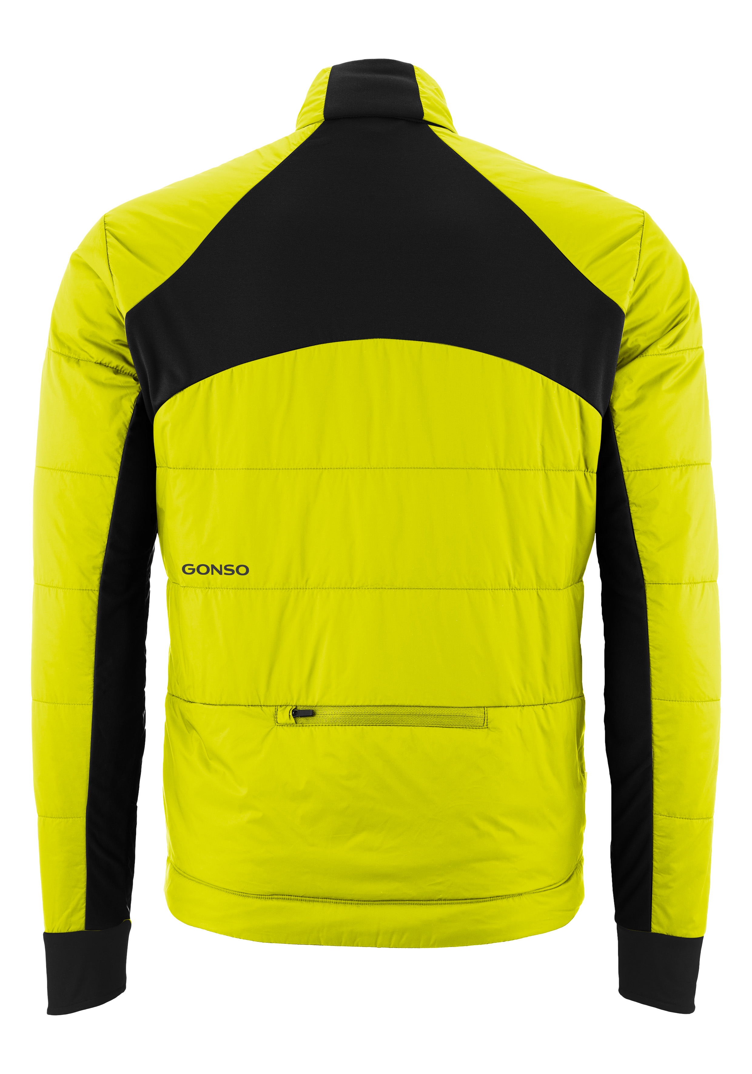 Jacke, Fahrradjacke, Reißverschlusstasche, Neon Gelb, Outdoorjacke