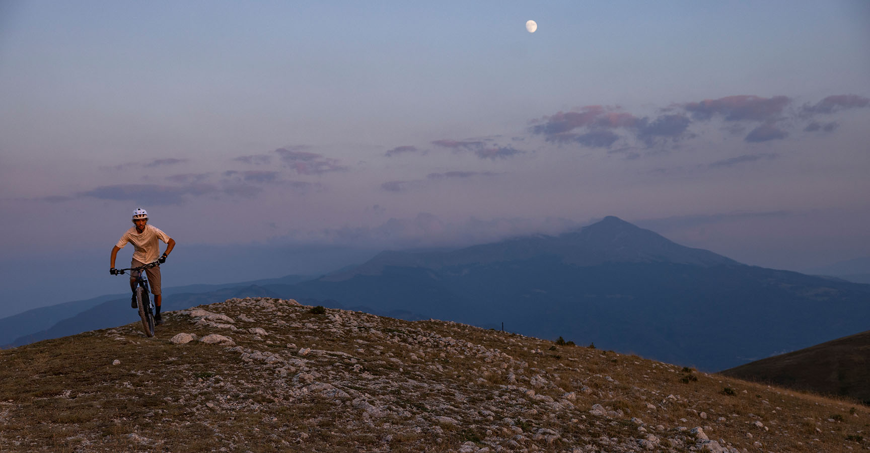 Gebirgskette, Natur, Draußen, Gipfel, Person