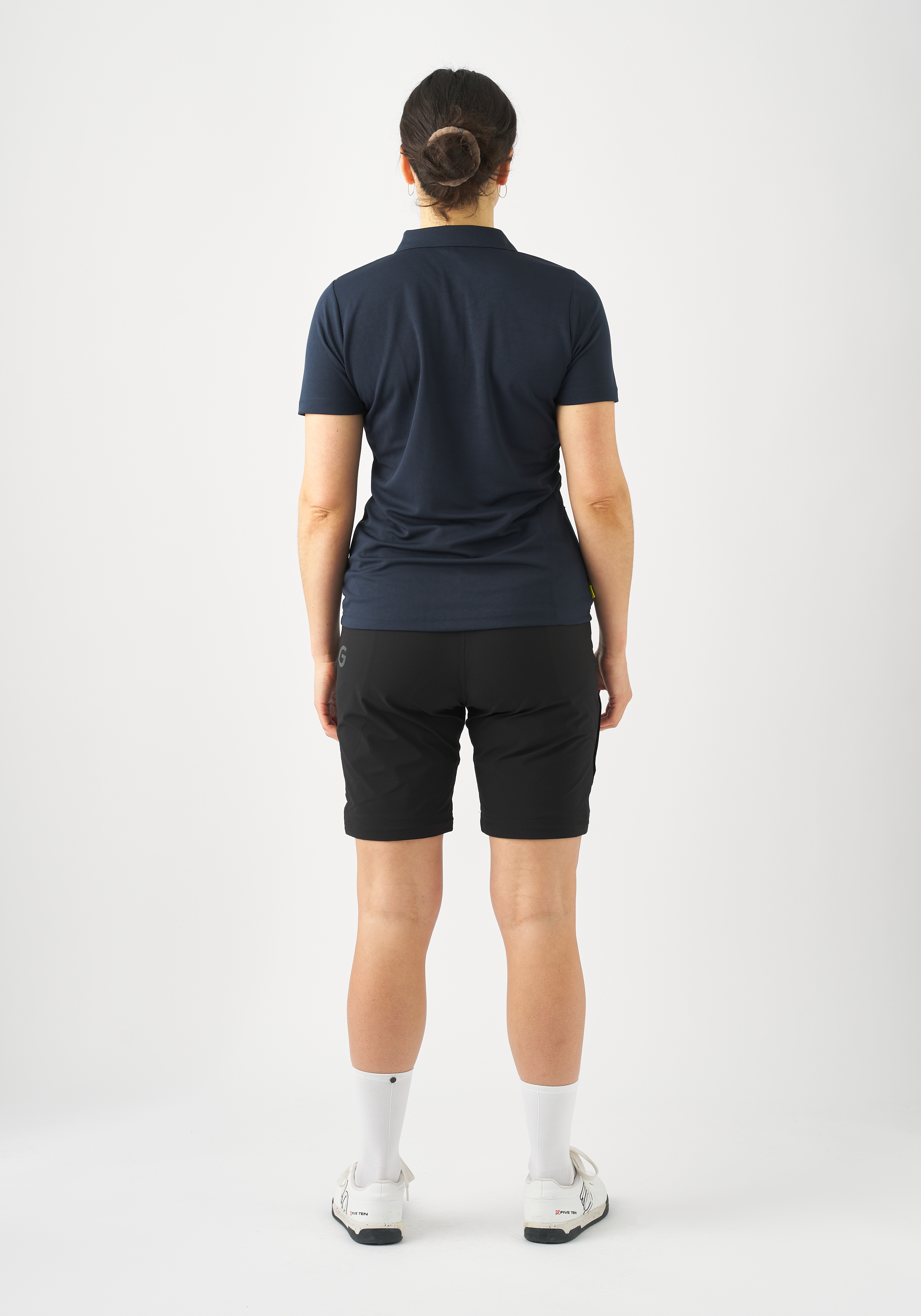  Polohemd, Marines Shirt, Shorts, Schwarze Shorts, Sportoutfit, Polo-Shirt, Kurzarm, Dunkelblau, Knie-/Bermuda-Länge, Sportshorts, Polo shirt, Damen-Shorts, Navy blue, Shorts, Sportswear