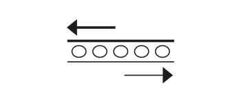 T-shirt, Rundhals-Saum, Streifenmuster, weiß, Baumwolle