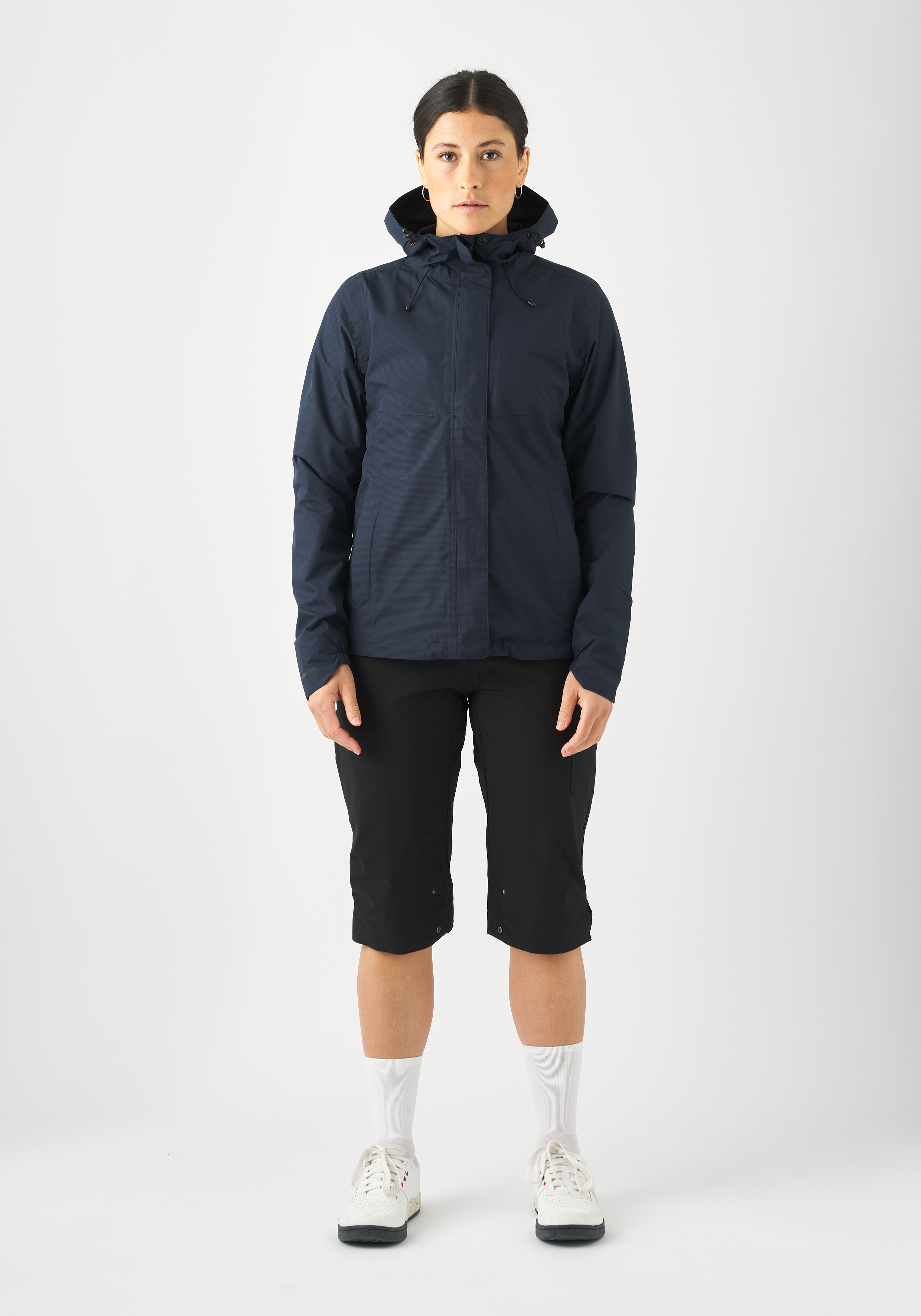 Regenjacke, Herren, Navy, Kapuze, Reißverschluss, Regenjacke, Herrenjacke, Navy, Kapuze, Hose kurz