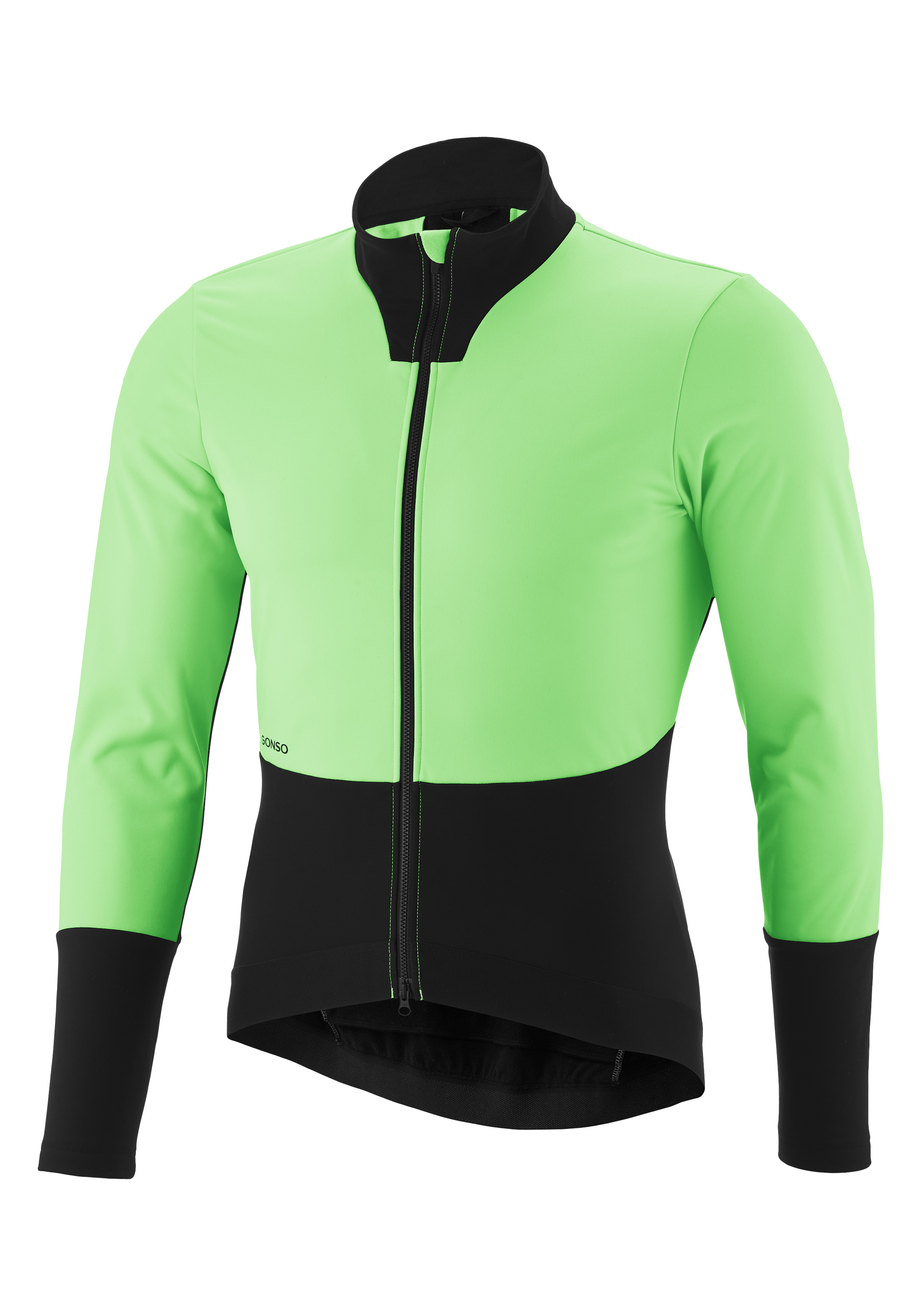 Radsportjacke, Laufjacke, Fahrradjacke, Reißverschluss, Zweifarbig