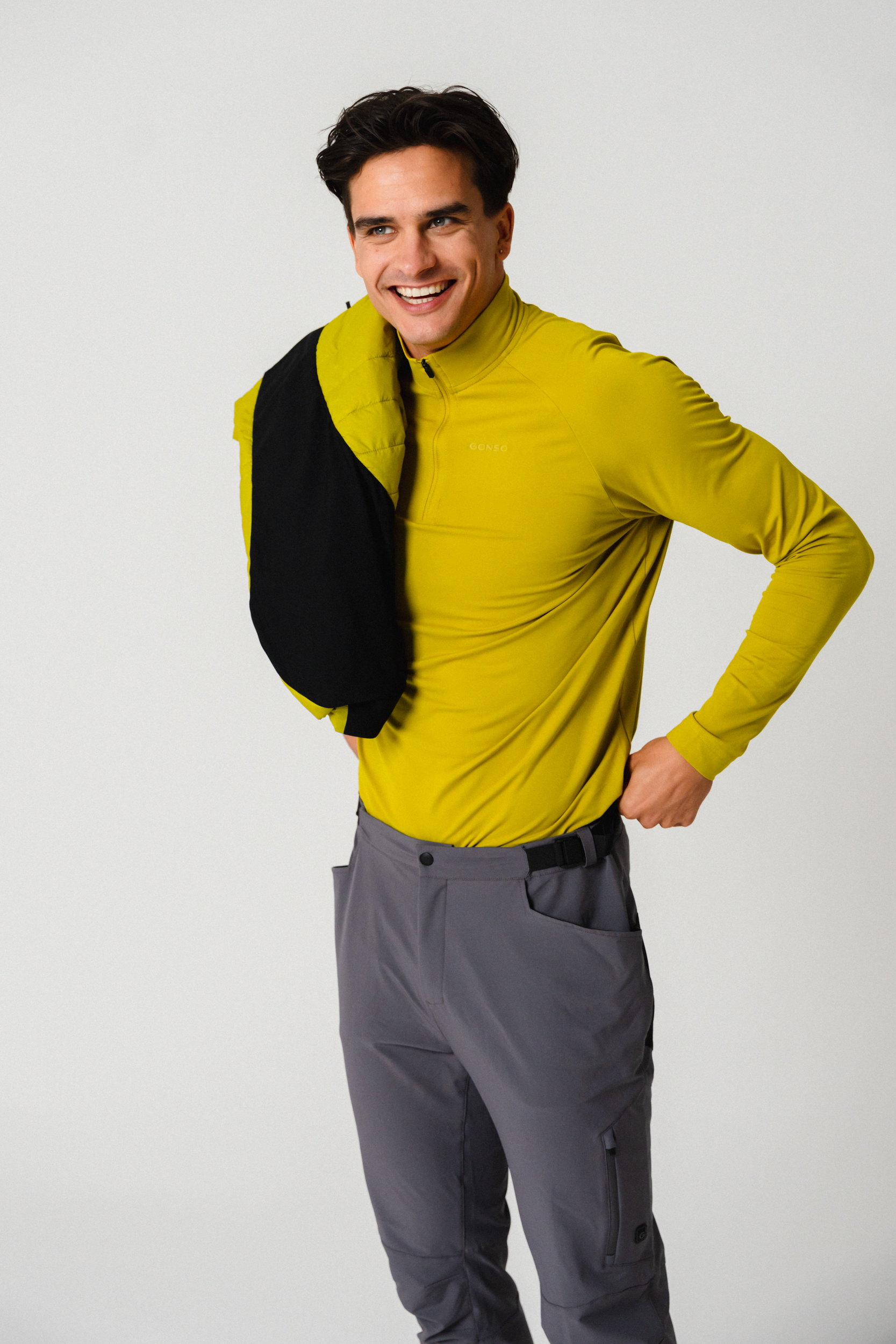 Langarm, Weste, Hemd, Mann, Person, Langarm, Weste, Hemd, Mann, Person