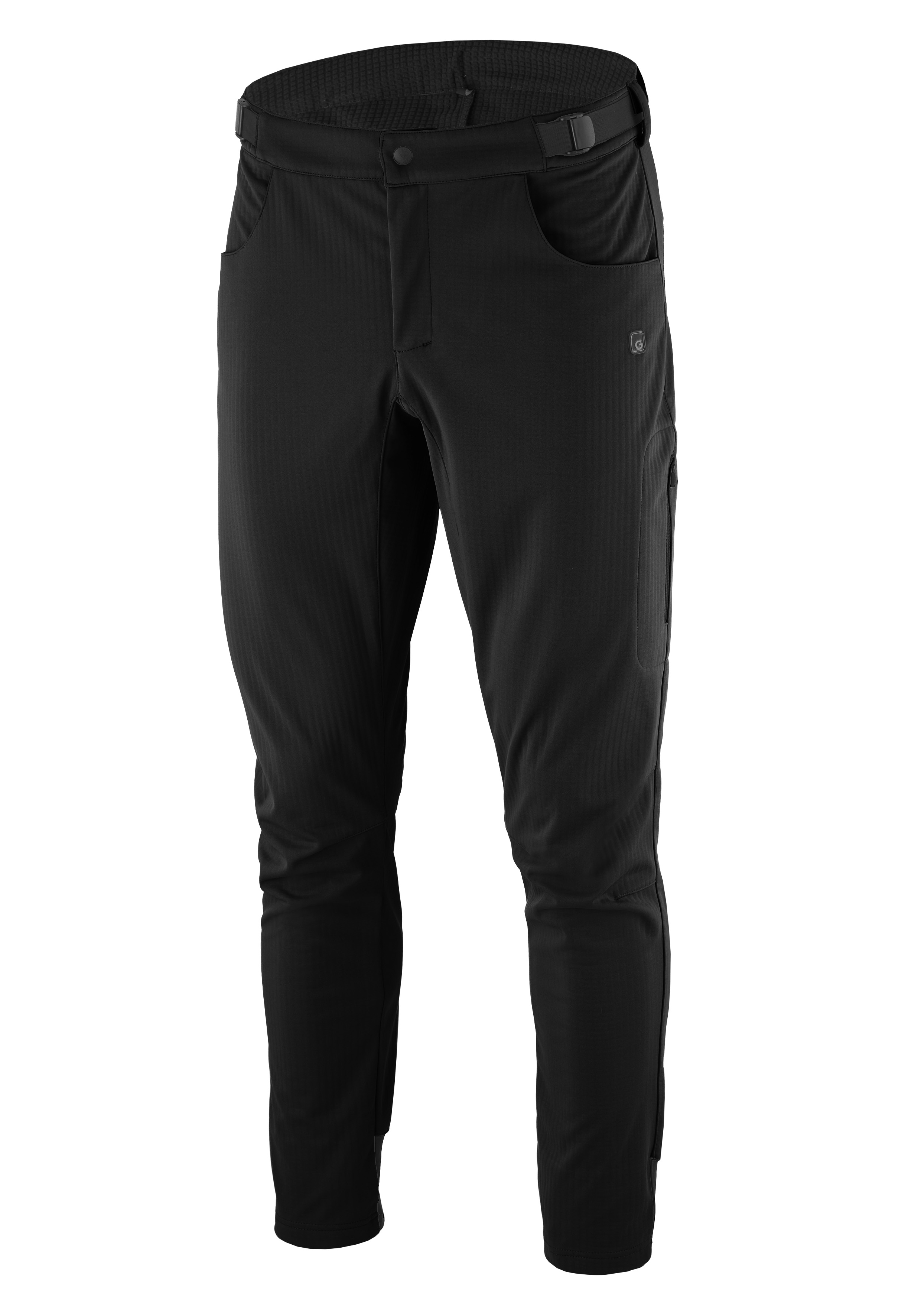 Trail Pants Softshell M hose, softshell, schwarz, taschen, hosenbein