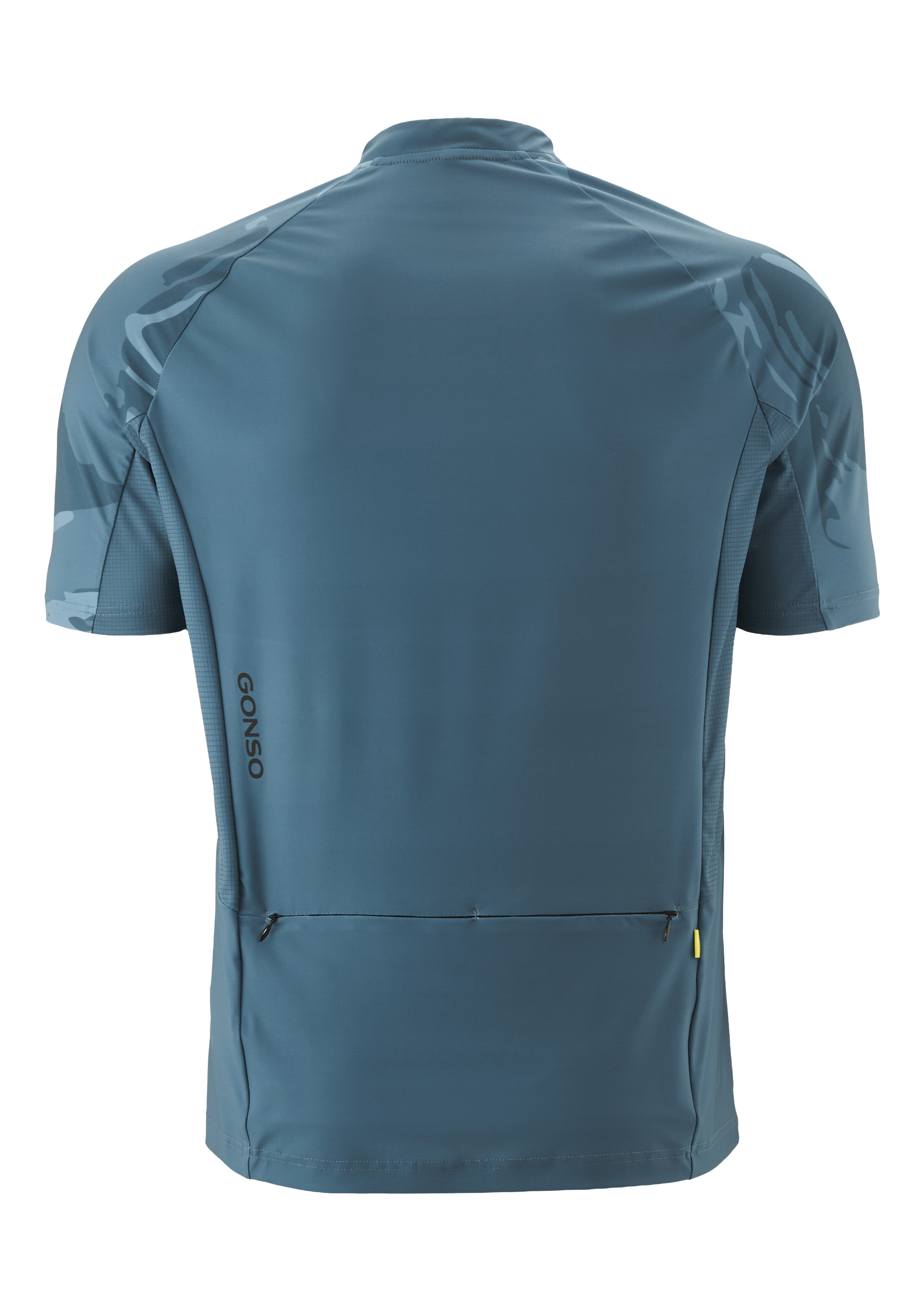 Rundhalsausschnitt, Kurzarm, Sportweste, Reißverschlussfach, Gonso