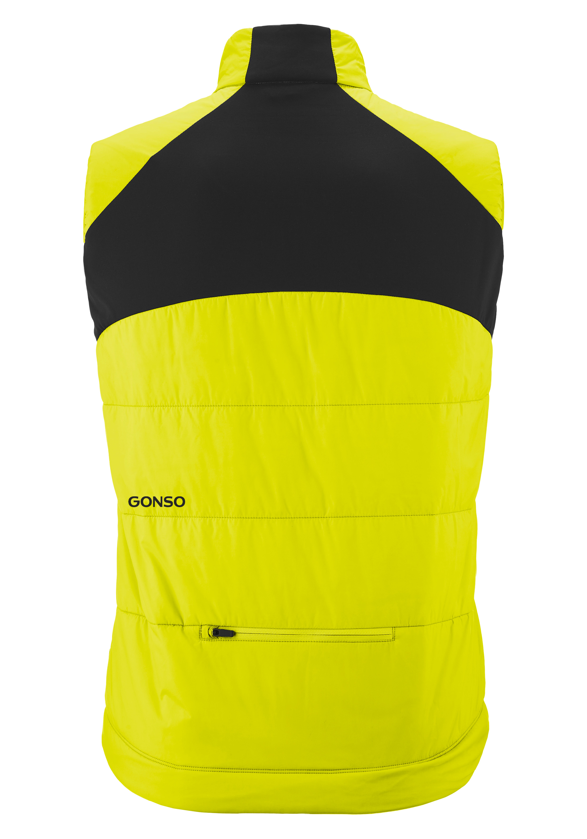 Trail Vest Primaloft M Fahrradweste, High-Visibility, Neon Gelb, Reflektierend, Gonso