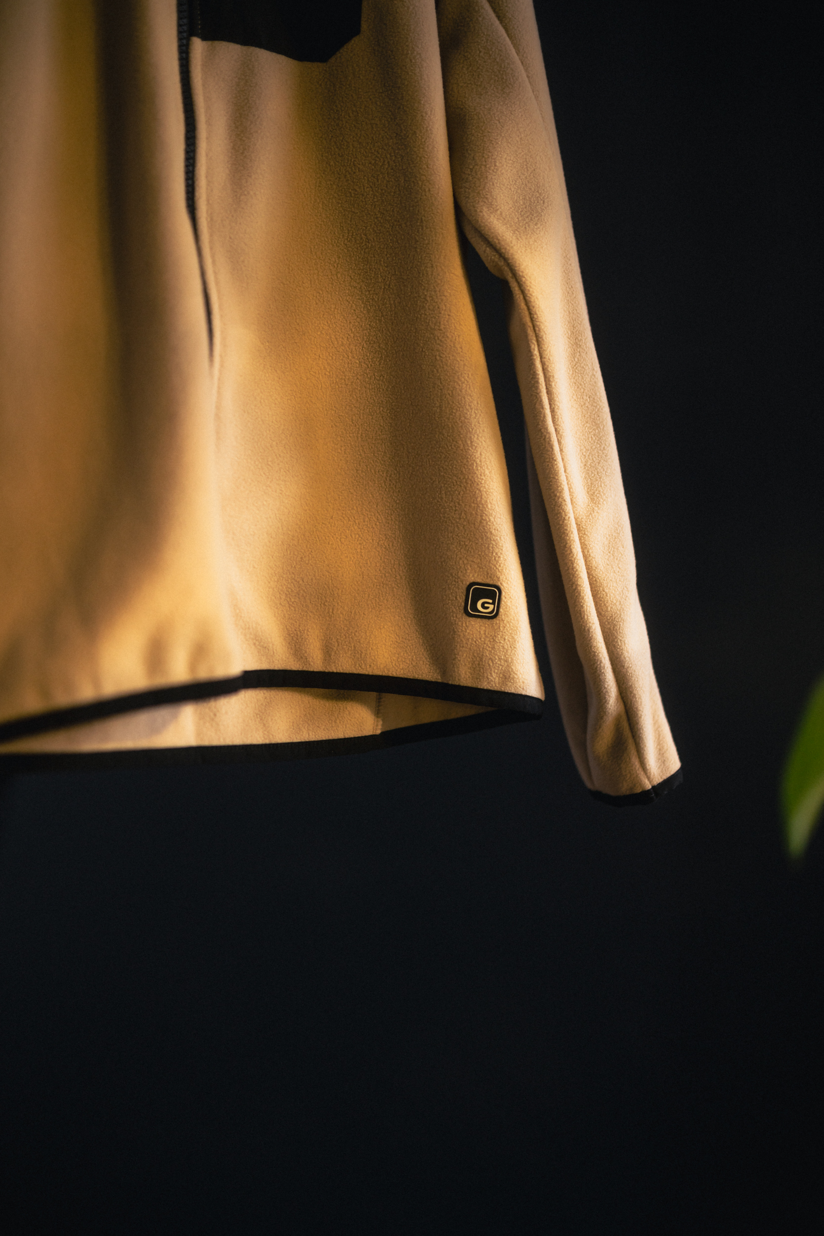 Mantel, Jacke, Langarm, Handtasche, Fleece