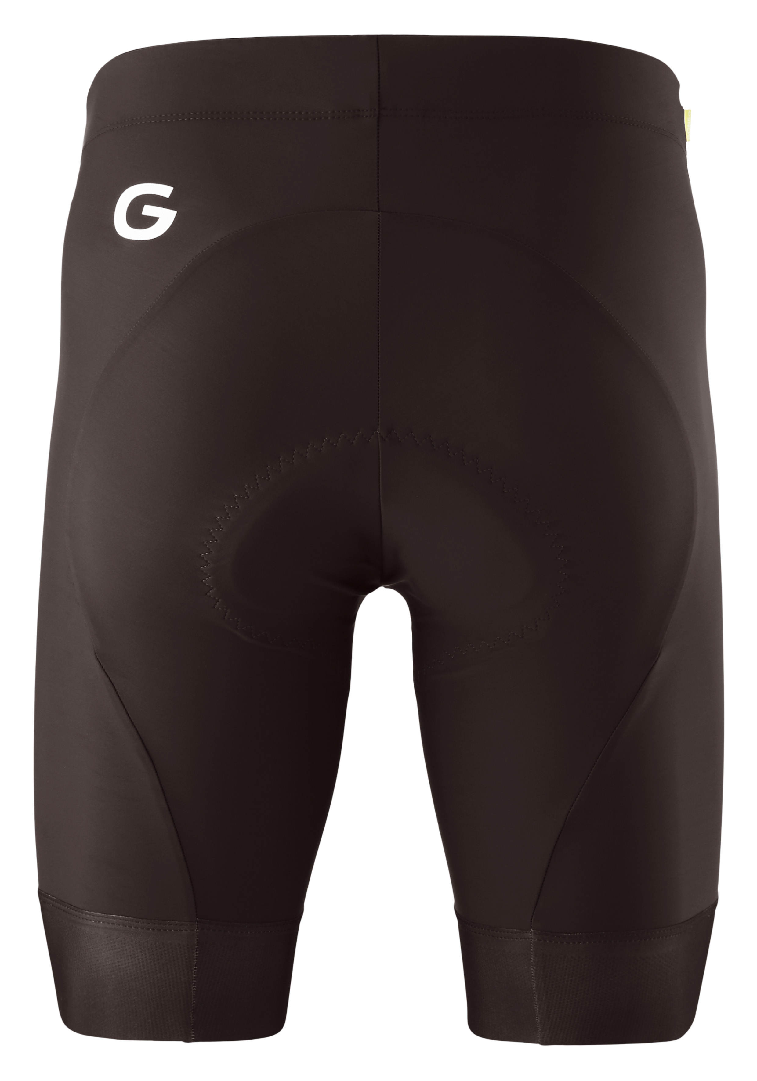 Fahrradshorts, Radsport-Shorts, Gepolsterte Shorts, Atmungsaktiv, Dunkelbraun