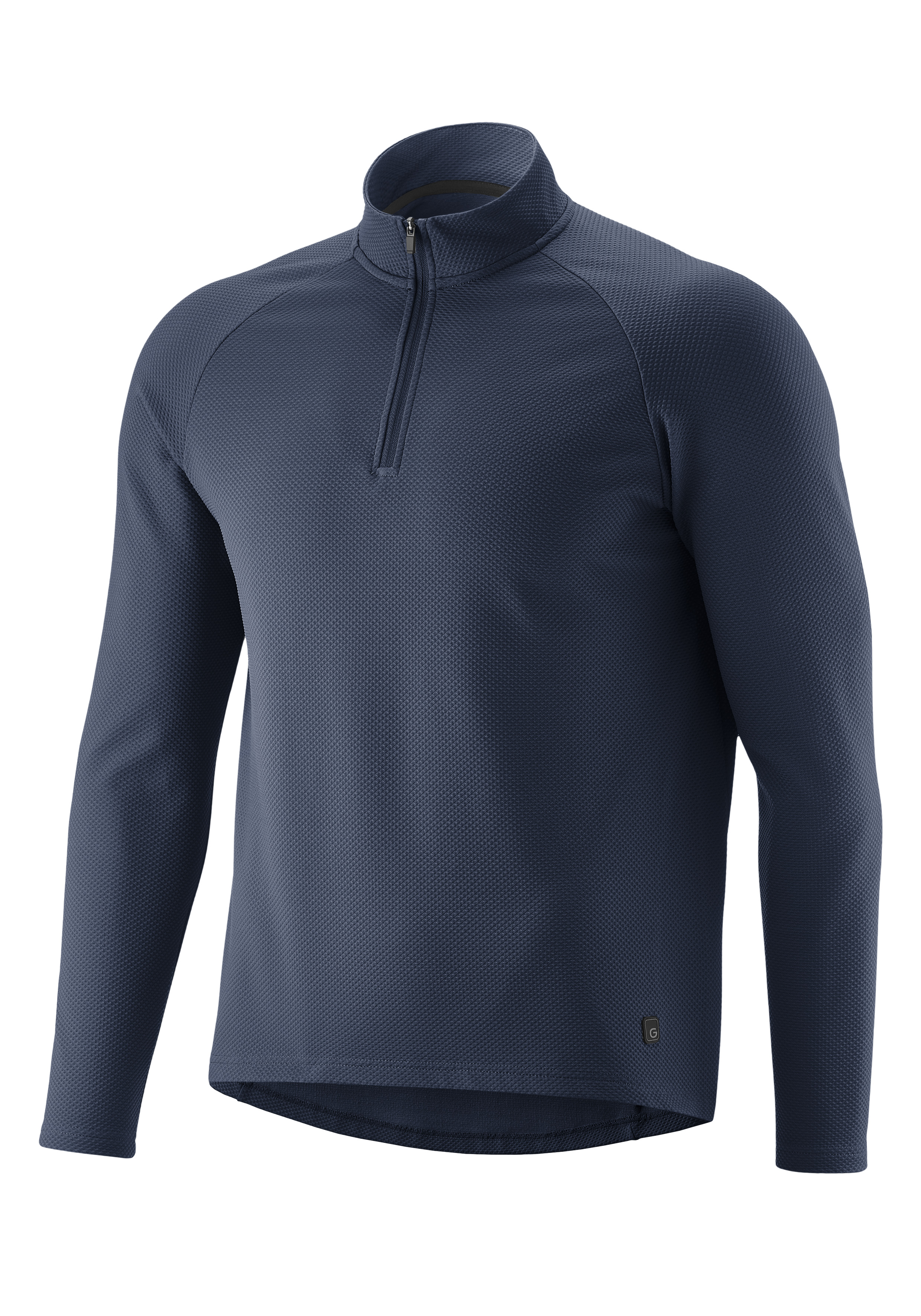 Pullover, Zip-Hochkragen, Langarm, Mustertext?, Kragenlänge?