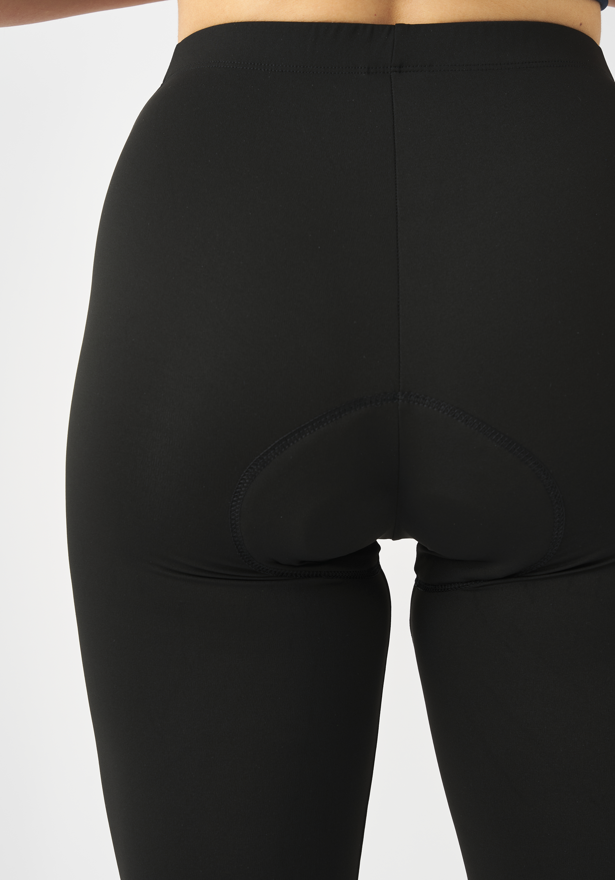 leggings, schwarz, Po-Jointnaht, Stretch, Shapewear