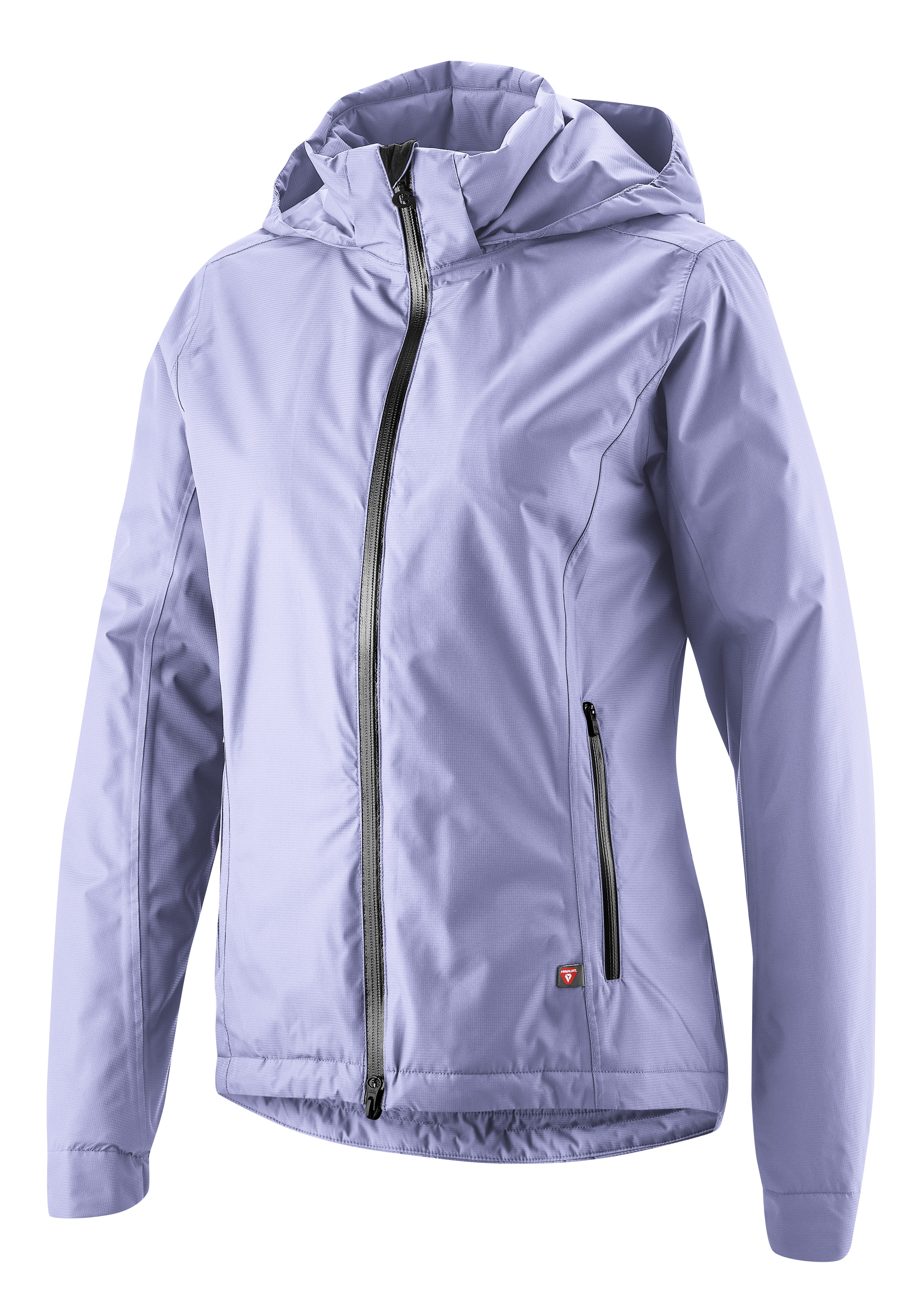 Wasserabweisend, Windjacke, Reißverschluss, Kapuze, Lila