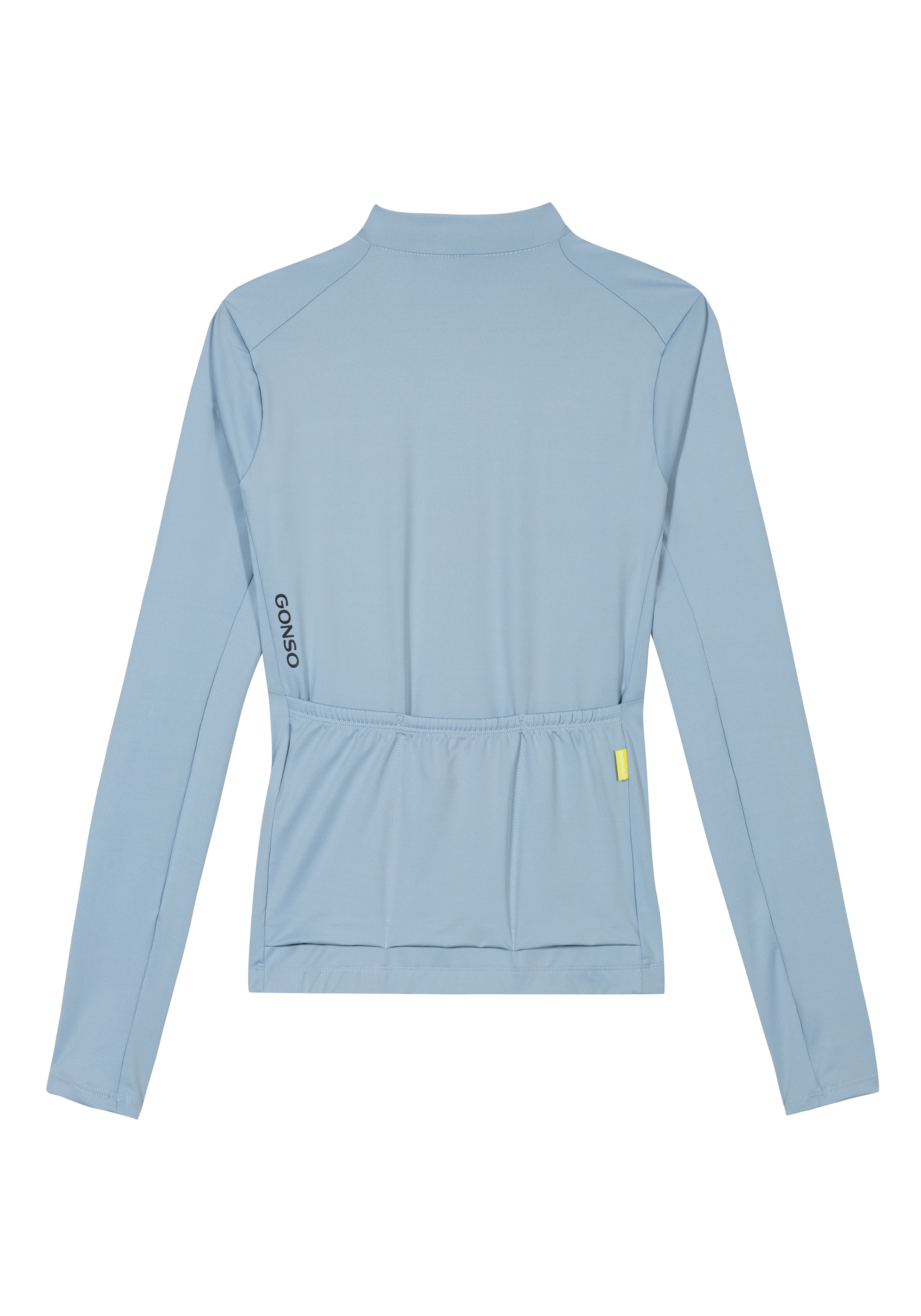 Laufshirt, Raglanärmel, Langarm, Kragenlos, Tasche