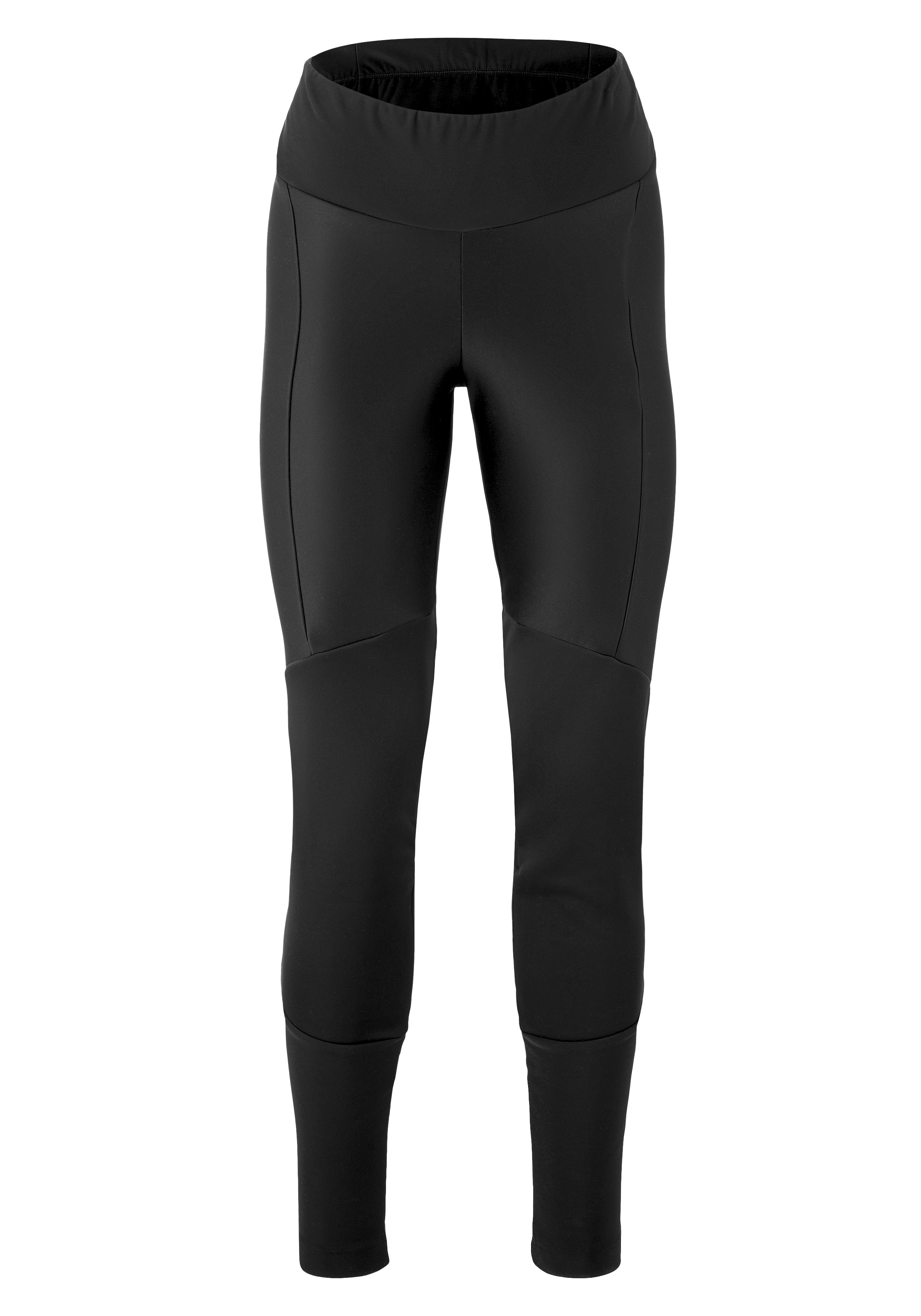 leggings, black, high-waist, stretch, knee-length