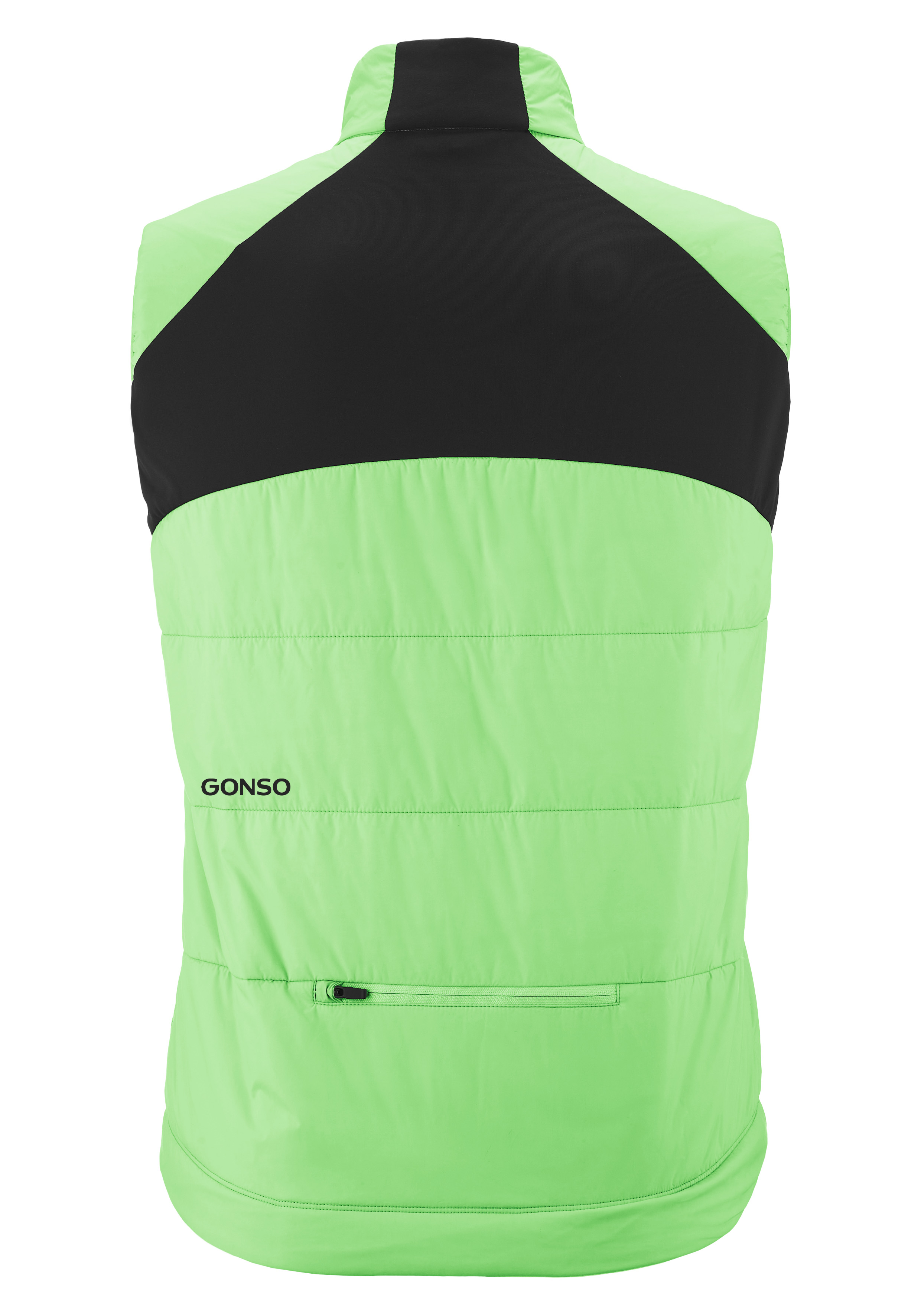 Trail Vest Primaloft M Gewichtsunabhängig, Regenweste, Neongrün, Schwarz, Gonso