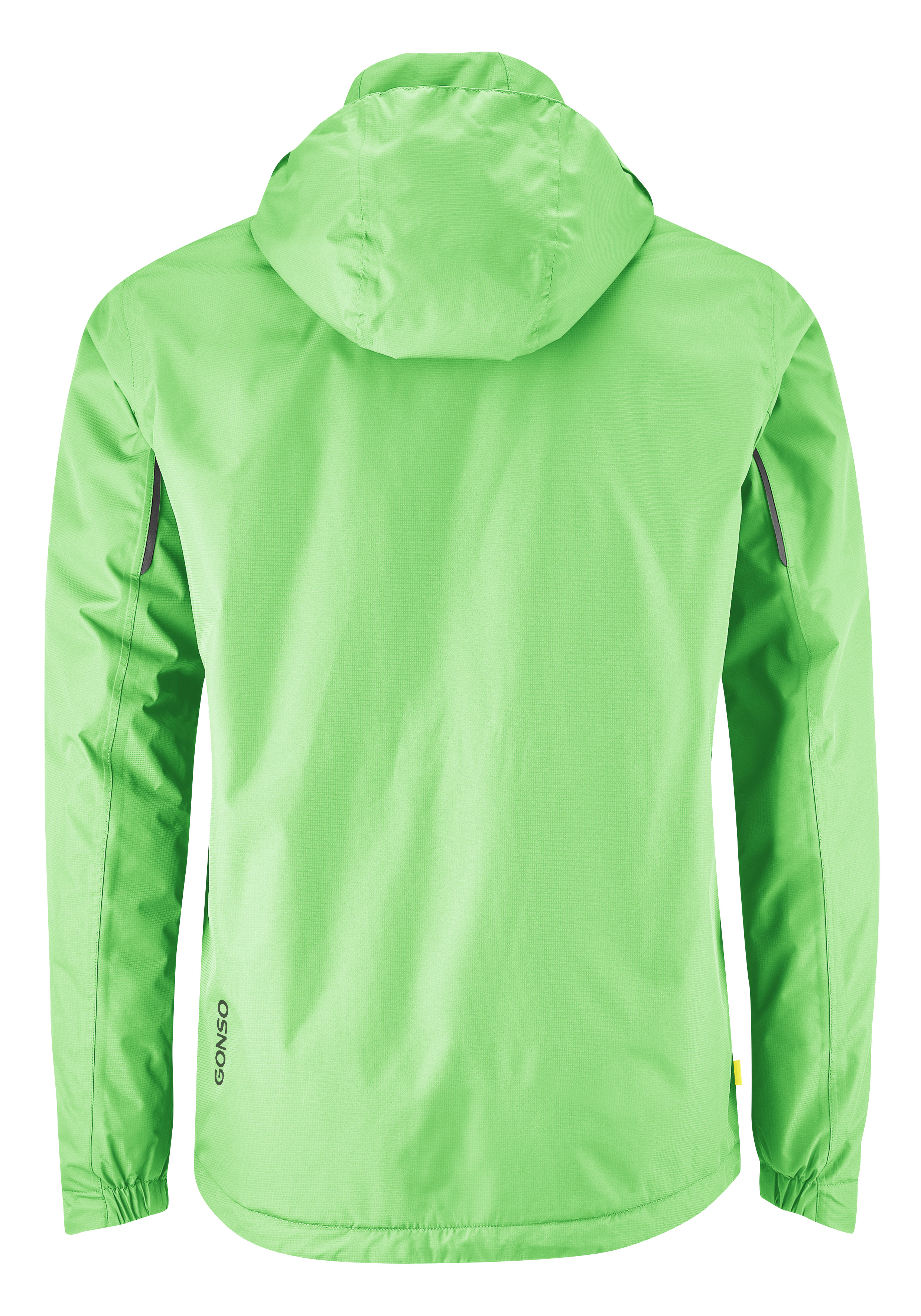 Regenjacke, Hoodie, Gesteppte Kapuze, Reißverschluss Taschen, leicht
