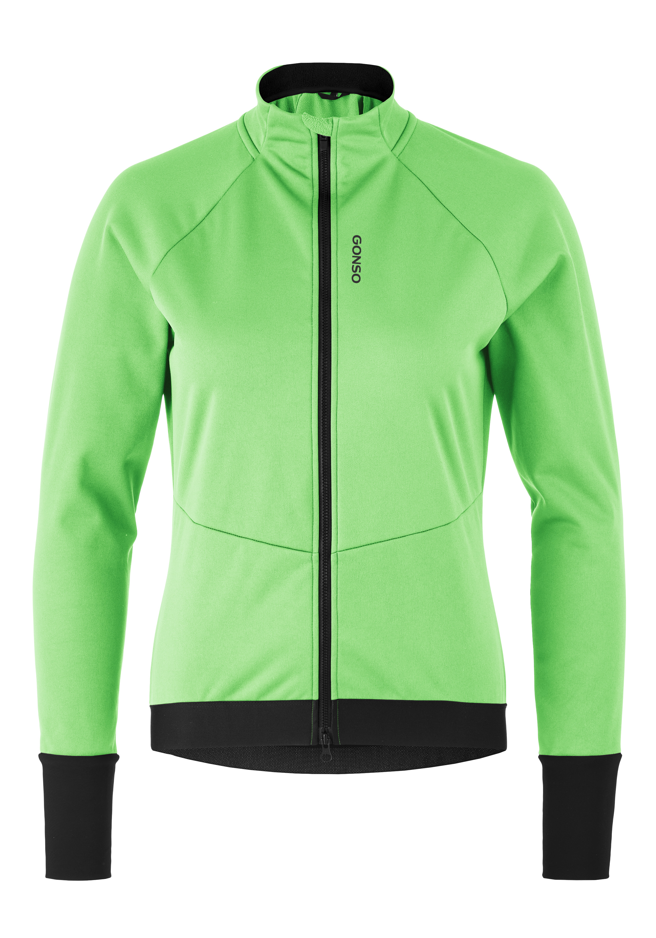 jacke, fahrradjacke, fahrrad, reißverschluss, neongrün