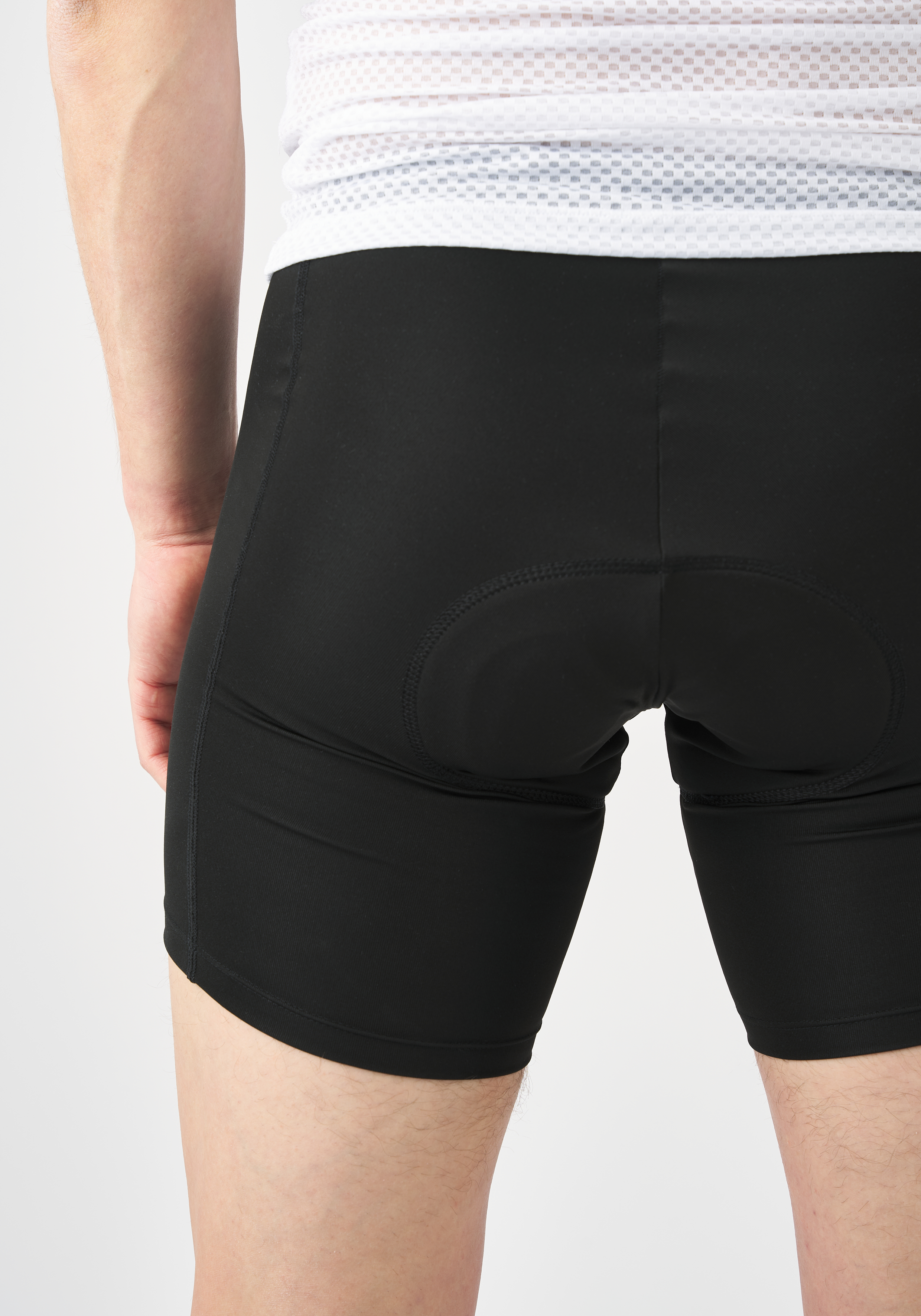 Cycling Shorts, Schwarz, Gepolstert, Shorts, Kompression, cycling shorts, schwarze shorts, damen shorts, bekleidung, gepolstert